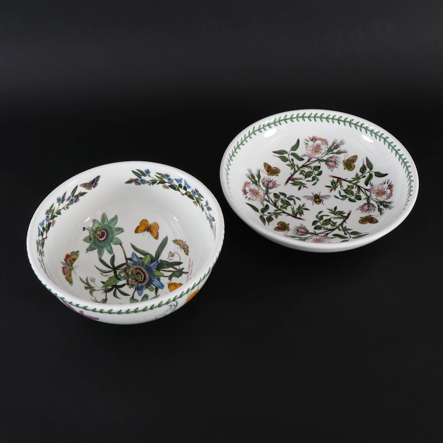Portmeirion "The Botanic Garden" Ceramic Serveware, Late 20th Century