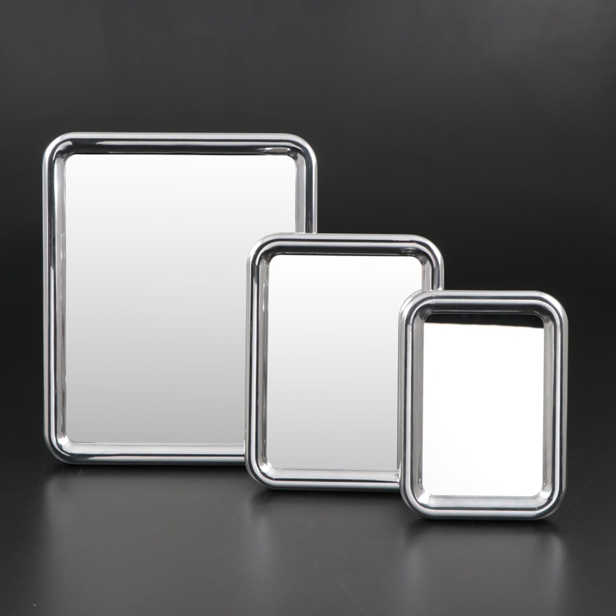 Georg Jensen Aluminum "Tableau" Tabletop Mirrors