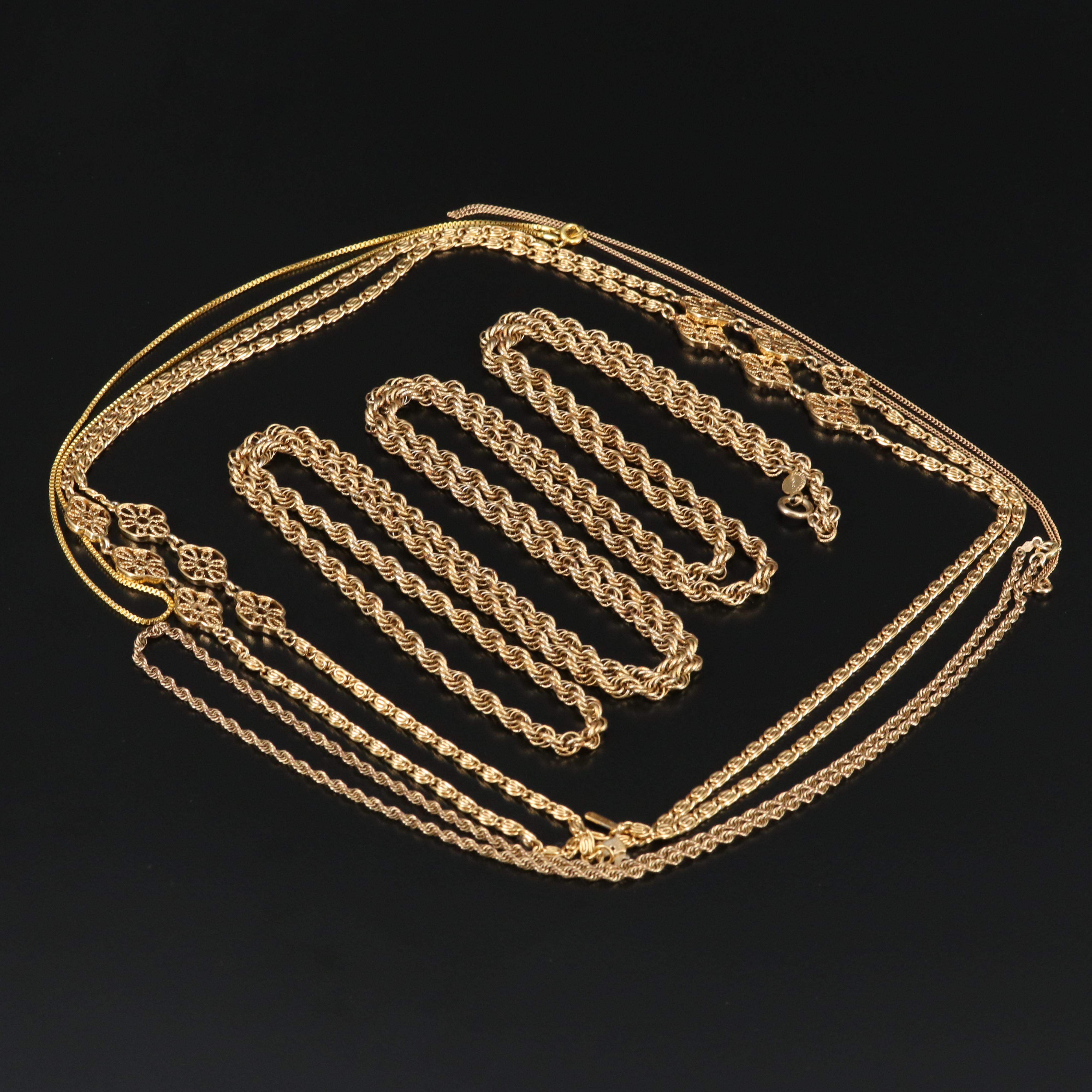 Trifari Black Beaded Necklace and Other Vintage Jewelry