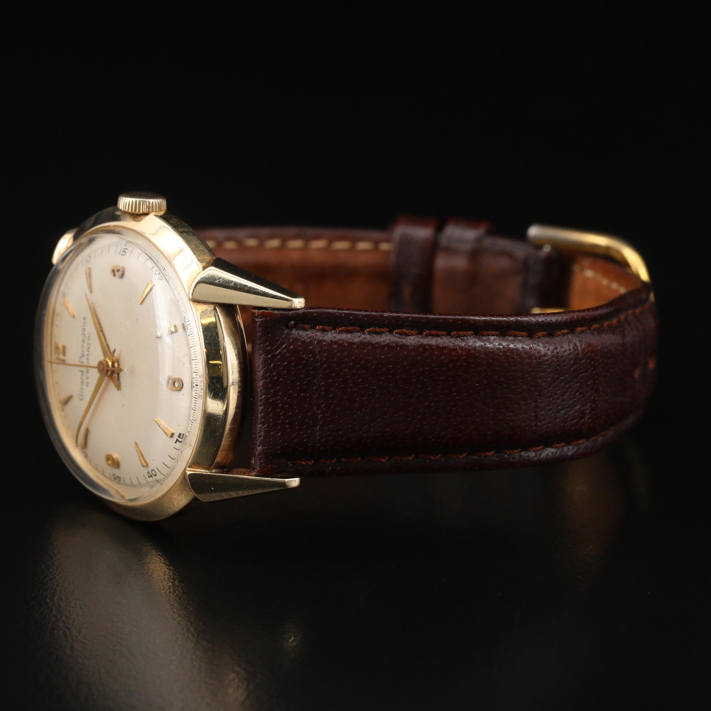 Vintage Girard-Perregaux Gyromatic 14K Yellow Gold Watch