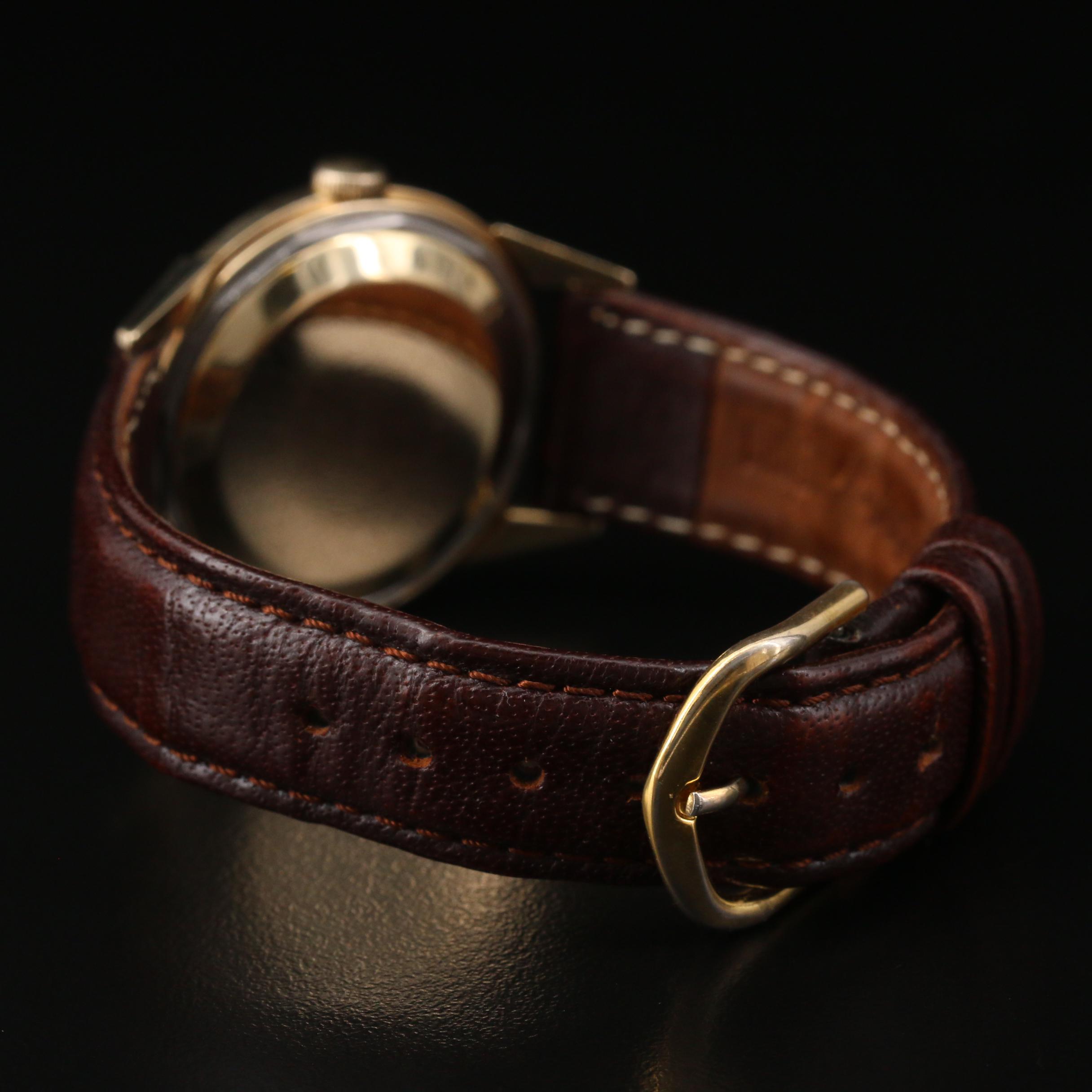 Vintage Girard-Perregaux Gyromatic 14K Yellow Gold Watch