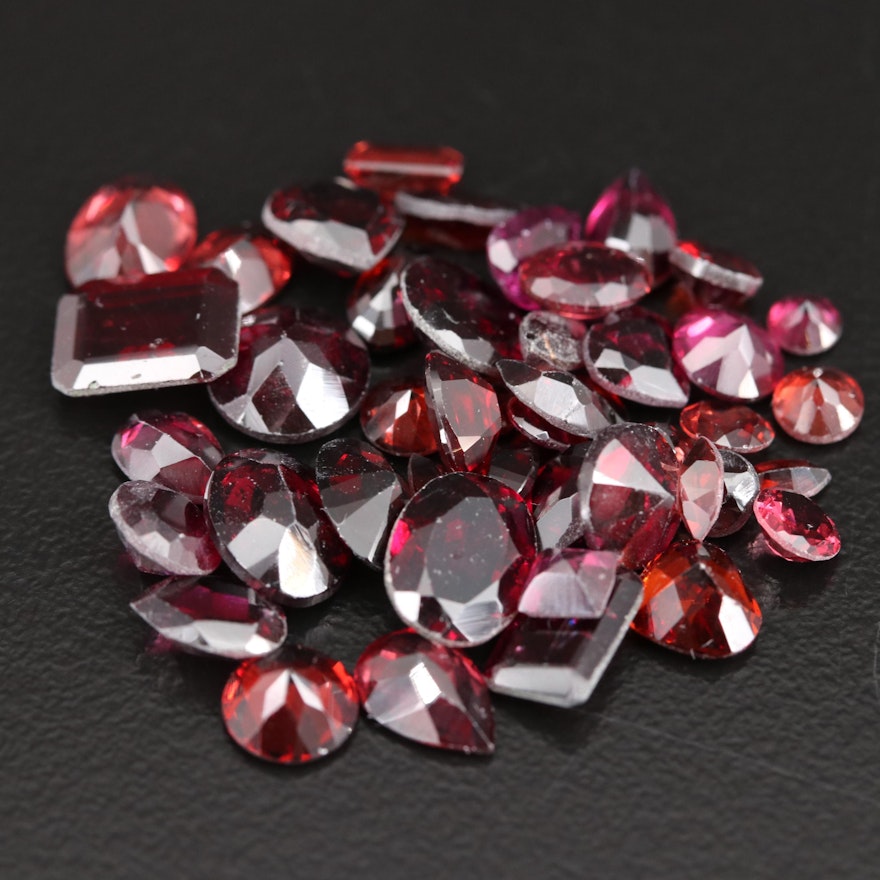 Loose 26.72 CTW Faceted Garnets