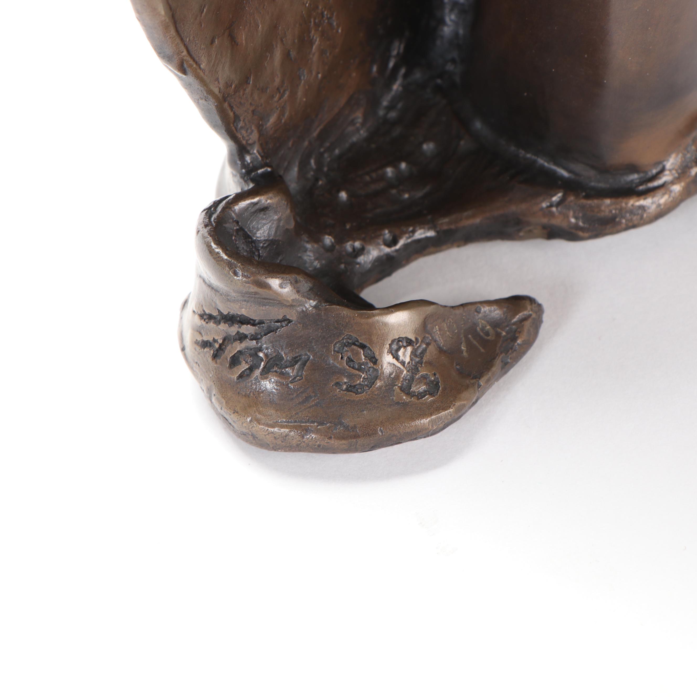 Tom Bowers Bronze Figural Sculpture, 1998