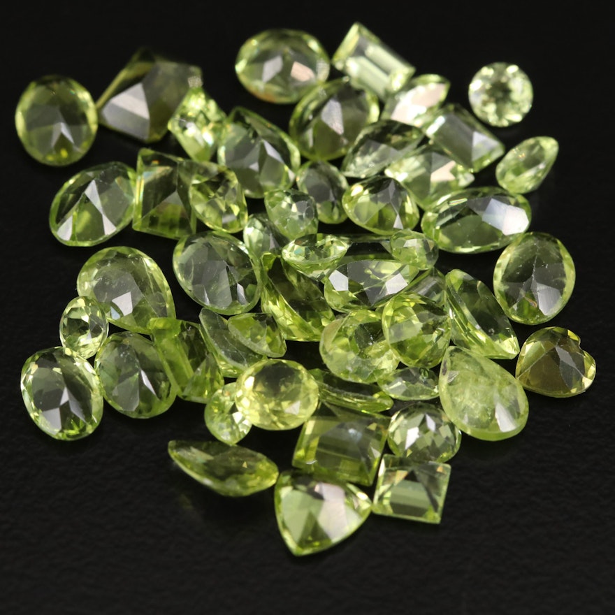 Loose 26.22 CTW Faceted Peridots