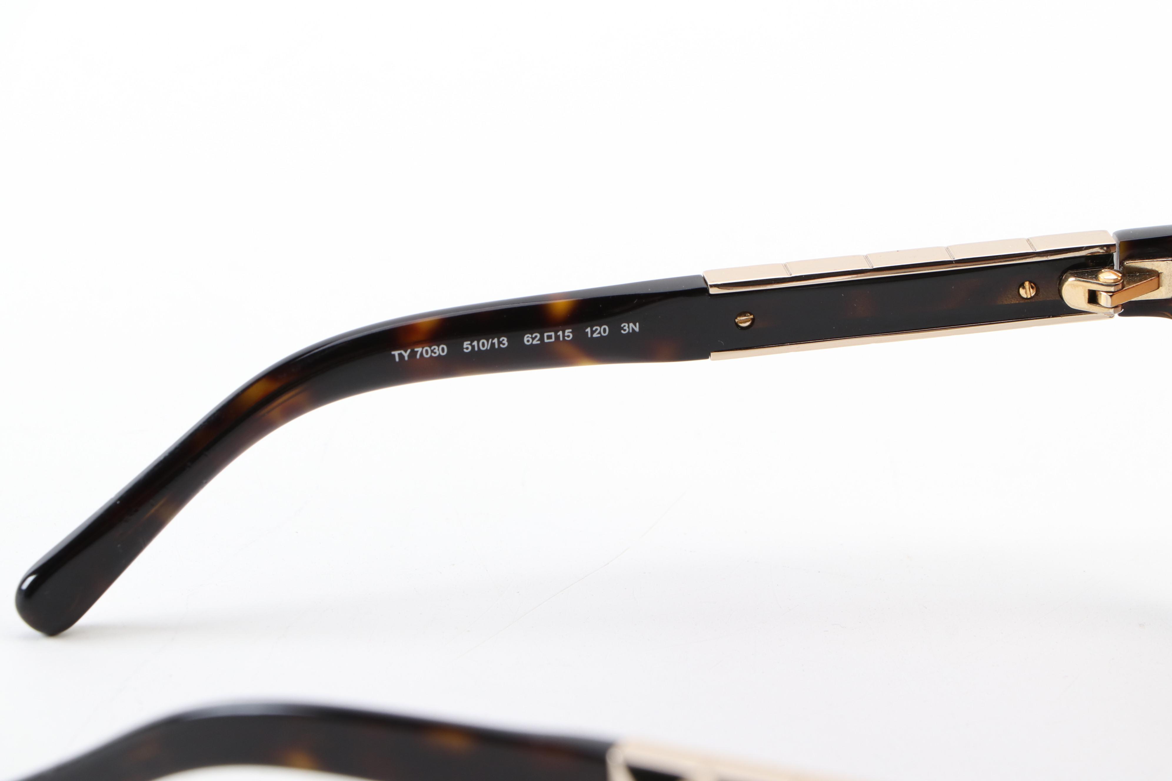 Tory Burch Studded Faux Tortoise Gradient Lens Sunglasses