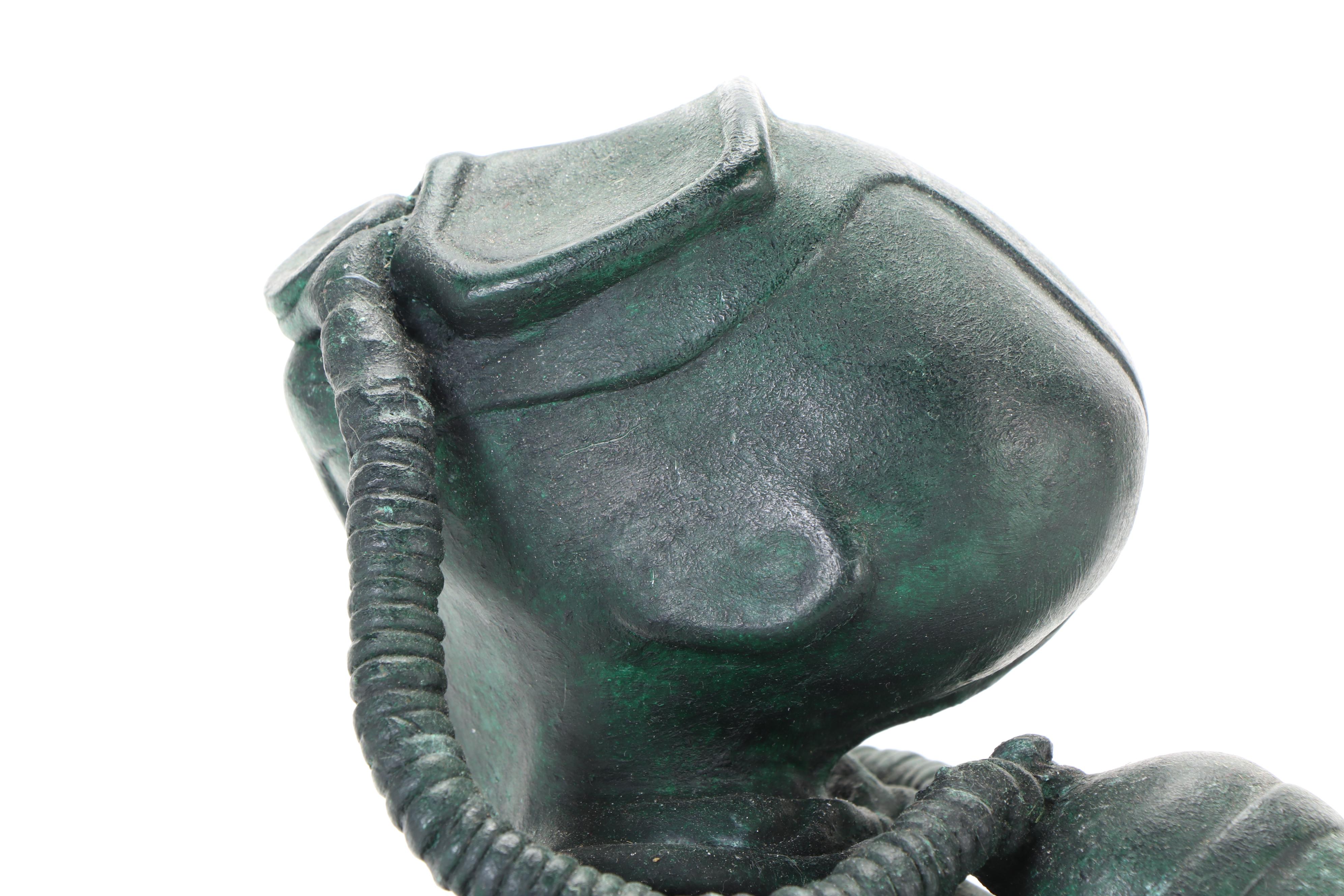 Tom Bowers Bronze Scuba Diver Sculpture "Seychelles," 1999
