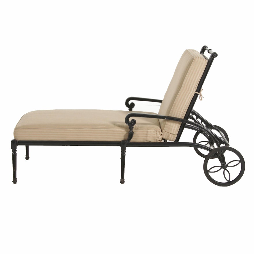 Frontgate Iron Reclining Patio Chaise
