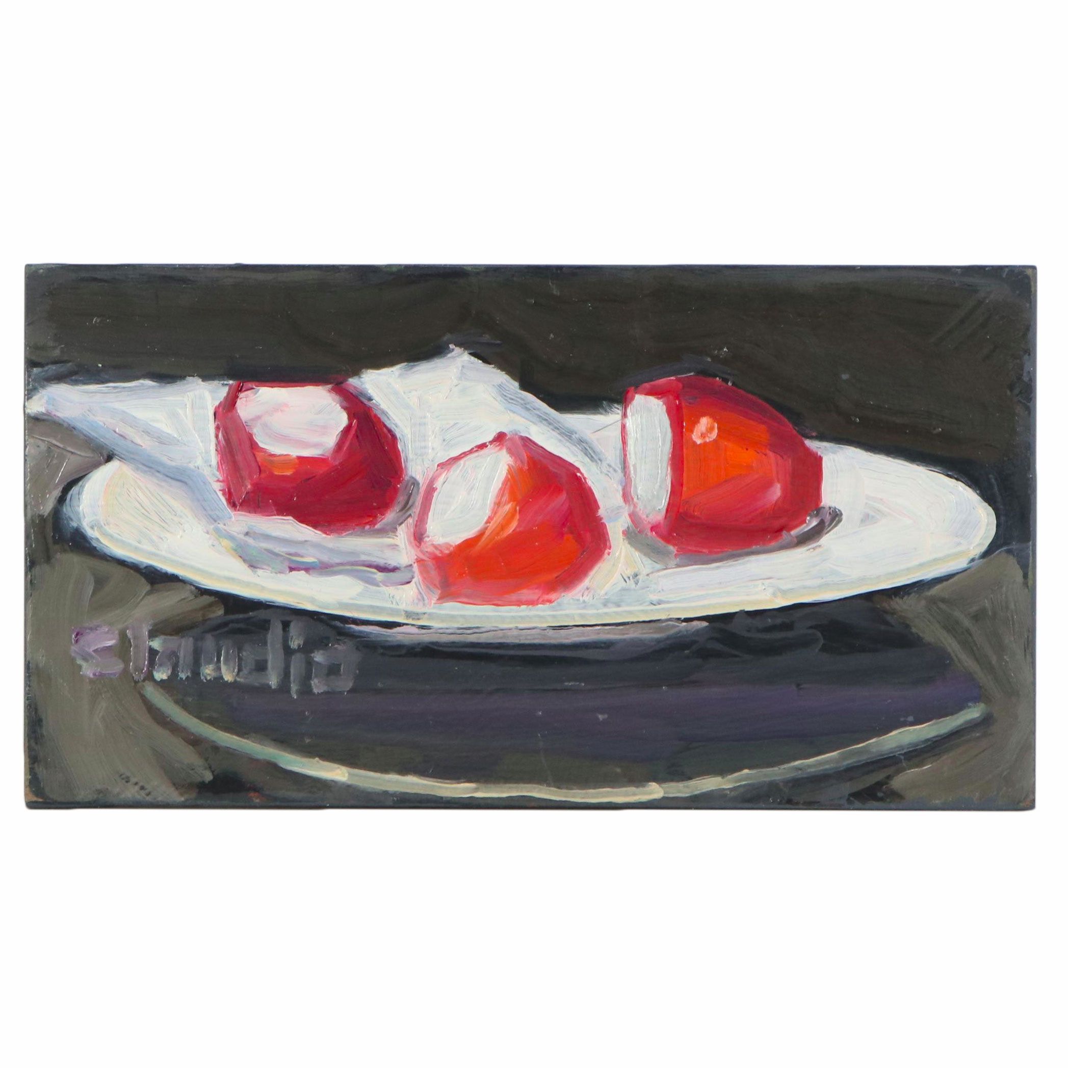 Jeff Claudio Oil Painting "Radishes"