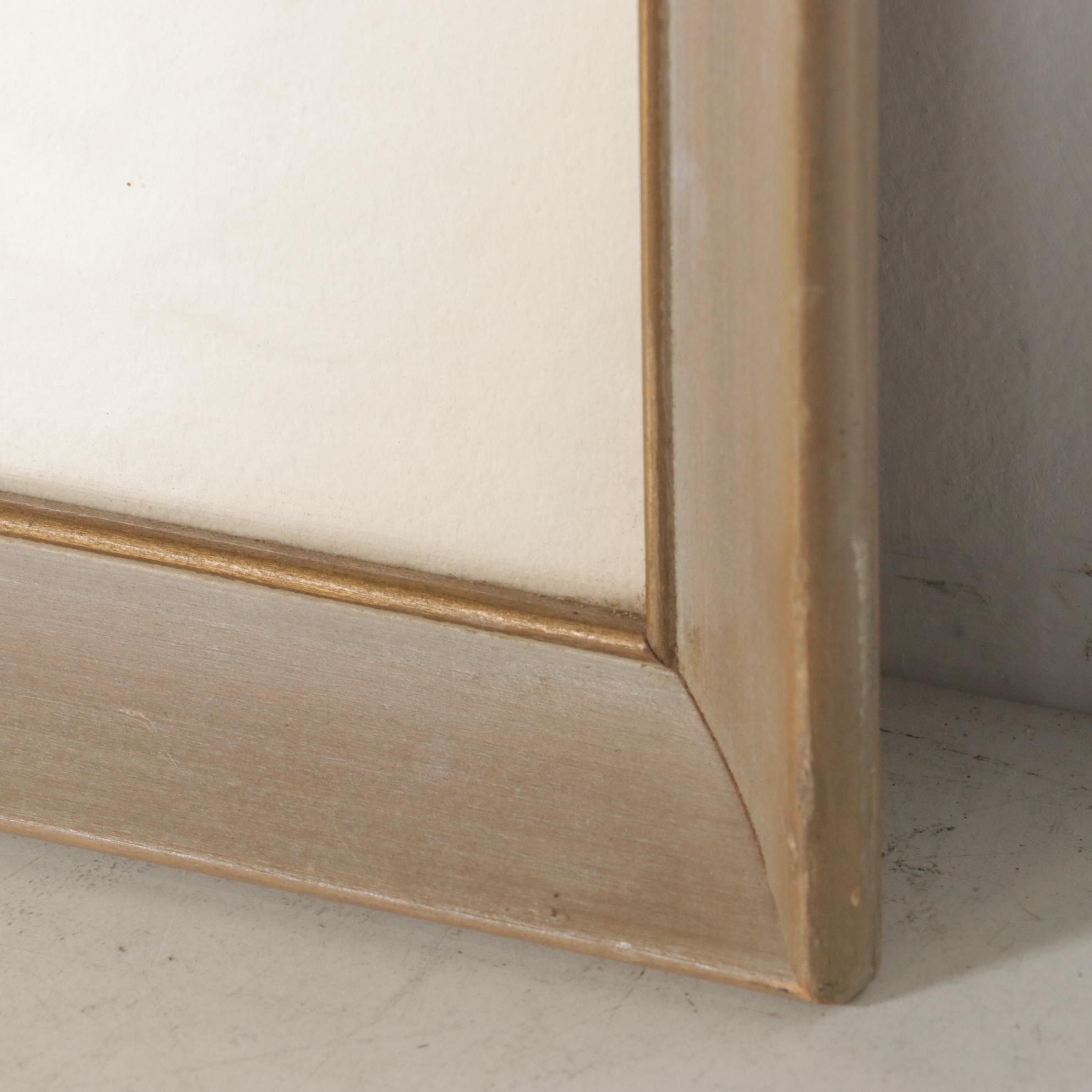 Watercolor Painting of Industrial Landscape, 1961