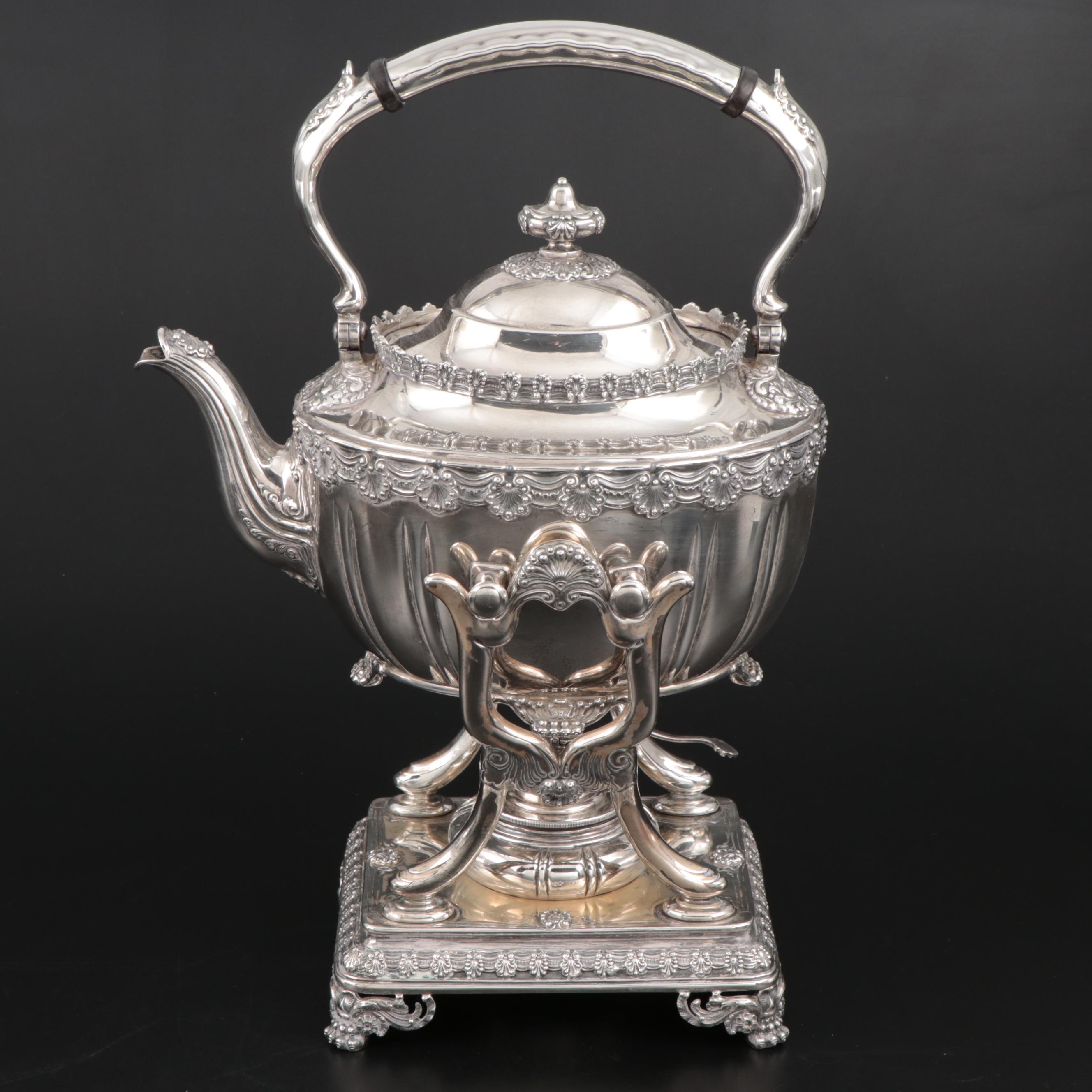 Tiffany & Co. "English King" Sterling Silver Tea Set, Late 19th/Early 20th C.