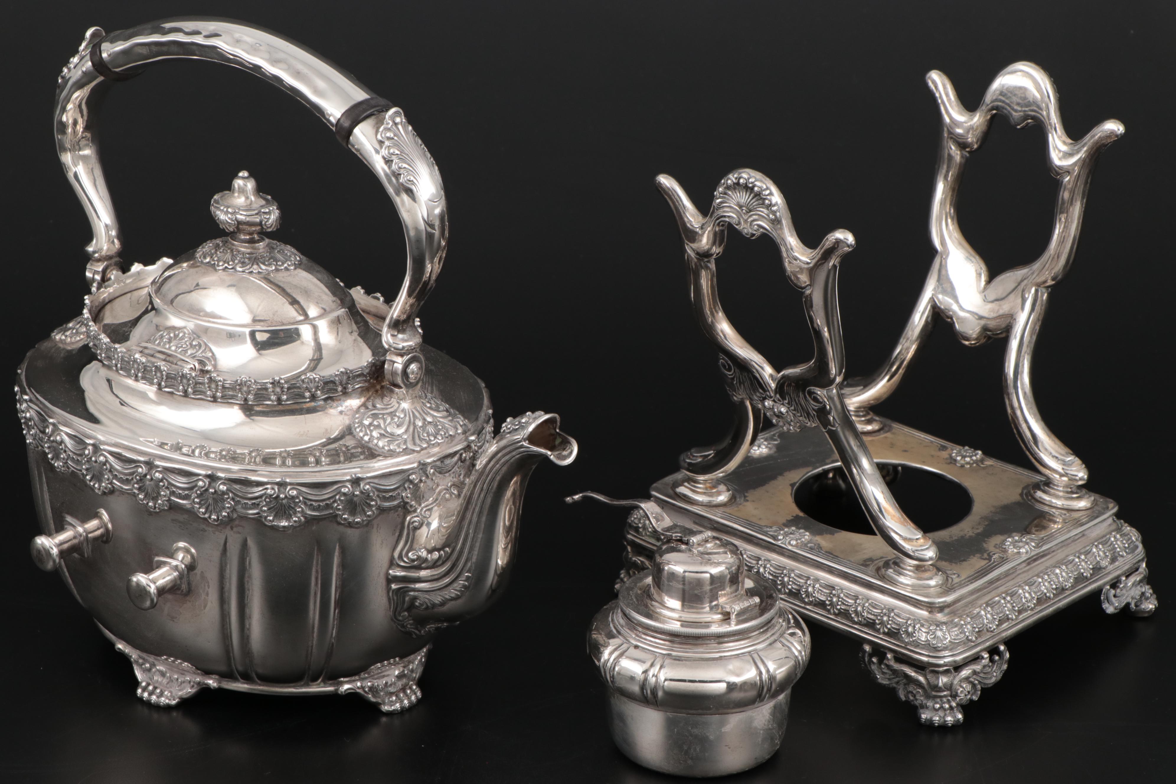 Tiffany & Co. "English King" Sterling Silver Tea Set, Late 19th/Early 20th C.