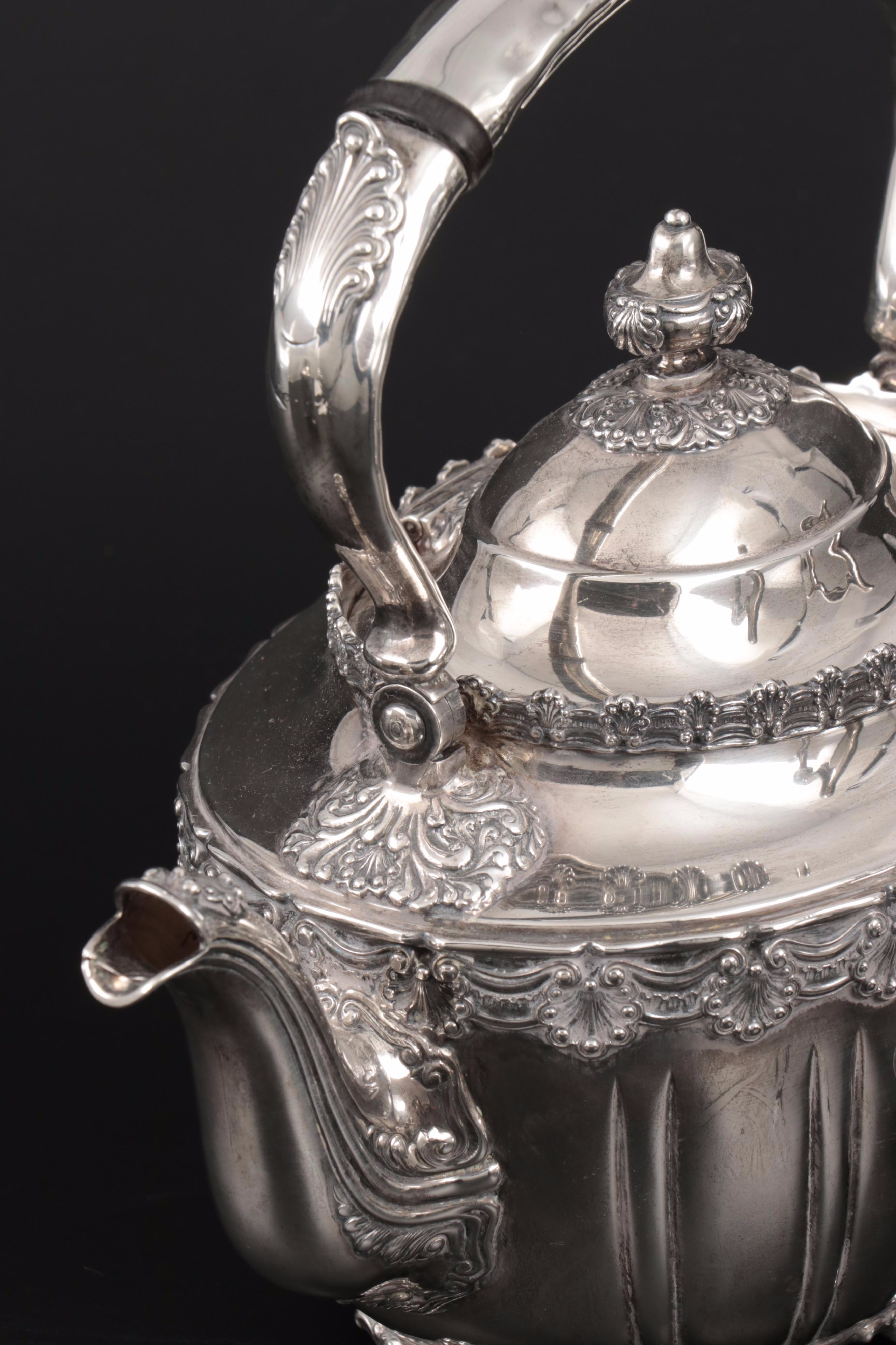 Tiffany & Co. "English King" Sterling Silver Tea Set, Late 19th/Early 20th C.