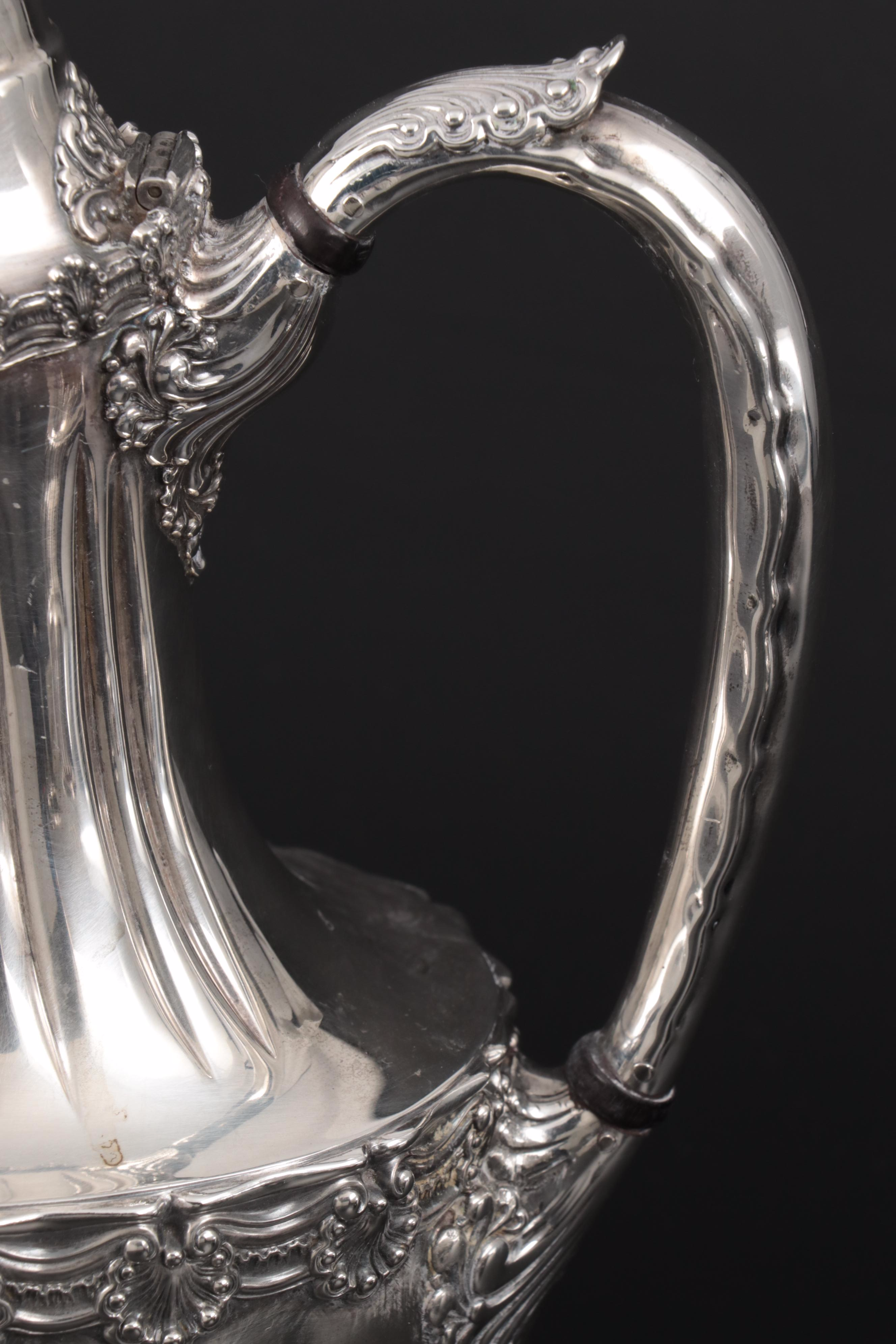 Tiffany & Co. "English King" Sterling Silver Tea Set, Late 19th/Early 20th C.