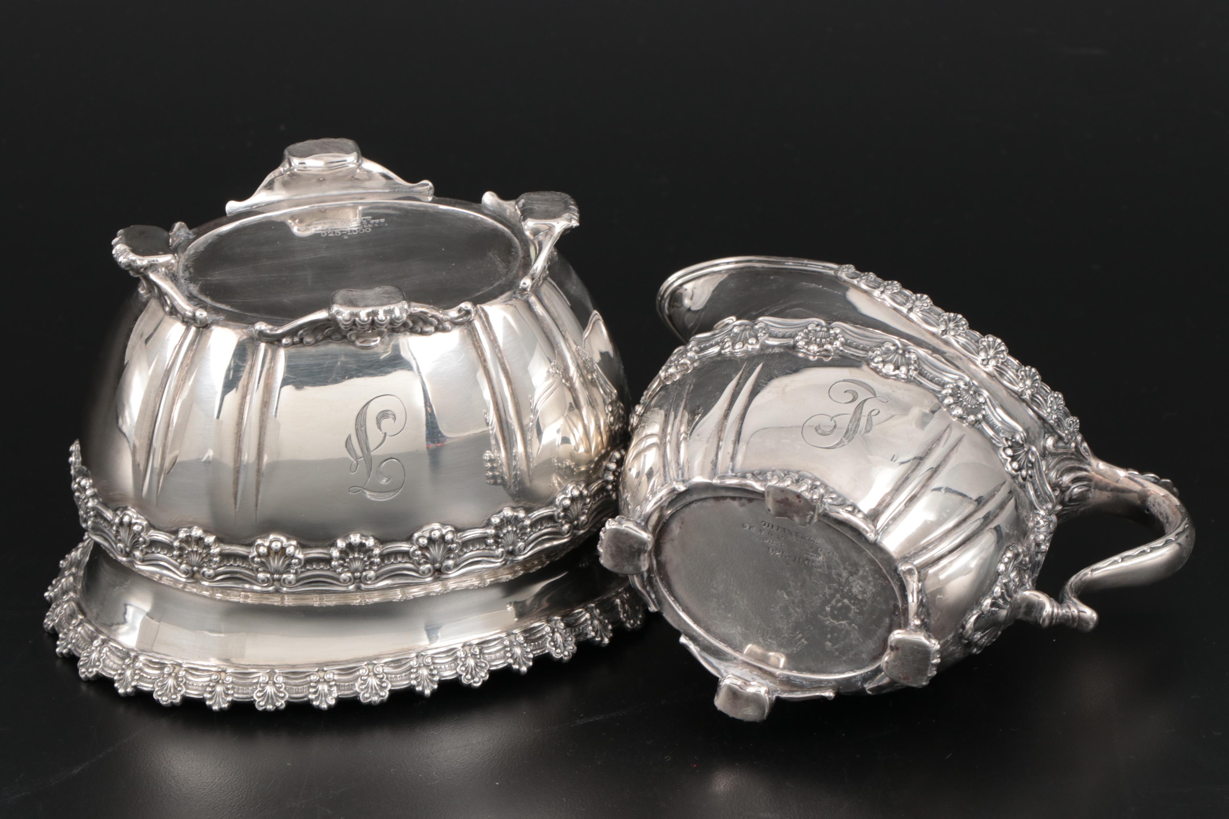 Tiffany & Co. "English King" Sterling Silver Tea Set, Late 19th/Early 20th C.