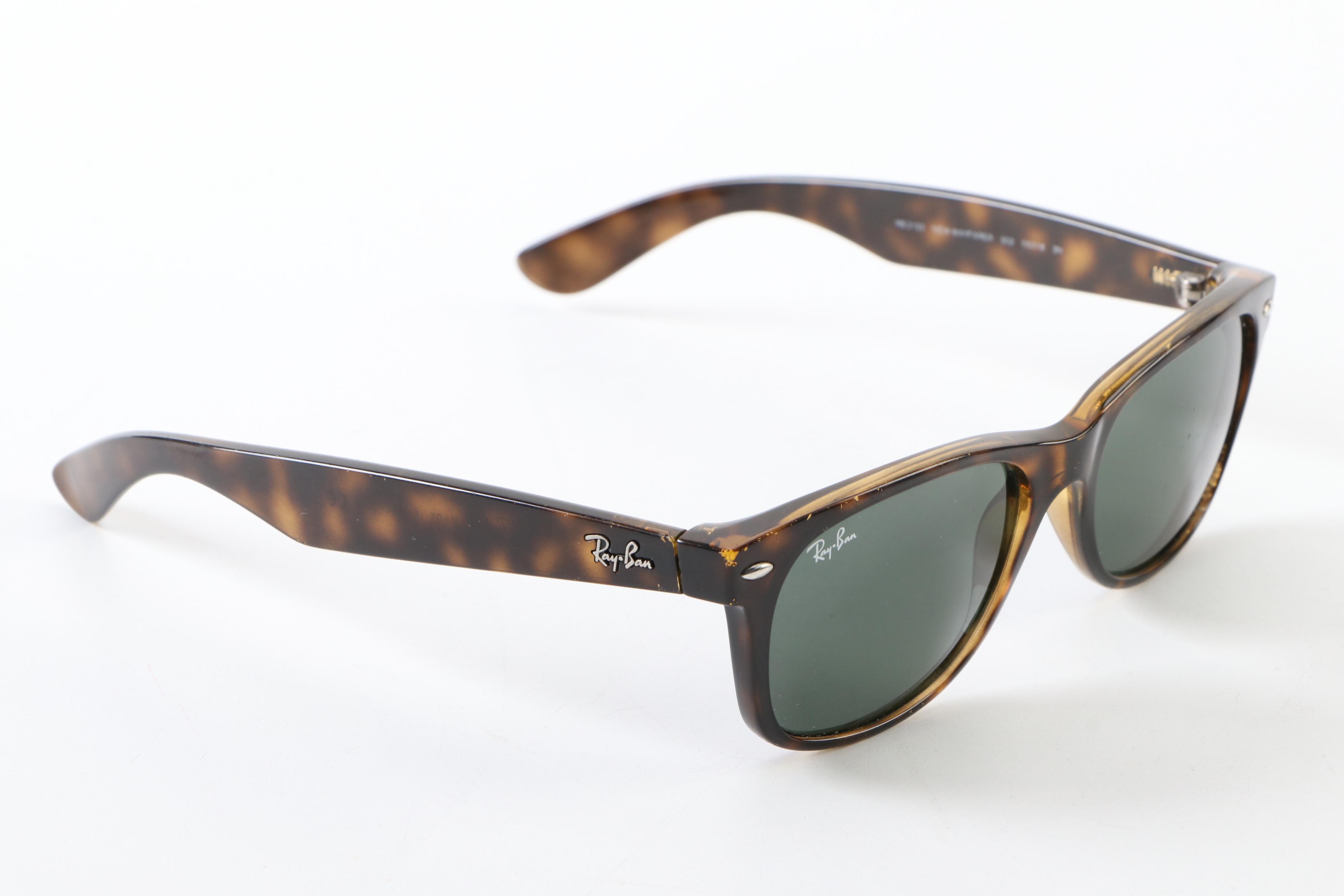 Ray-Ban RB2132 New Wayfarer Sunglasses in Tortoiseshell