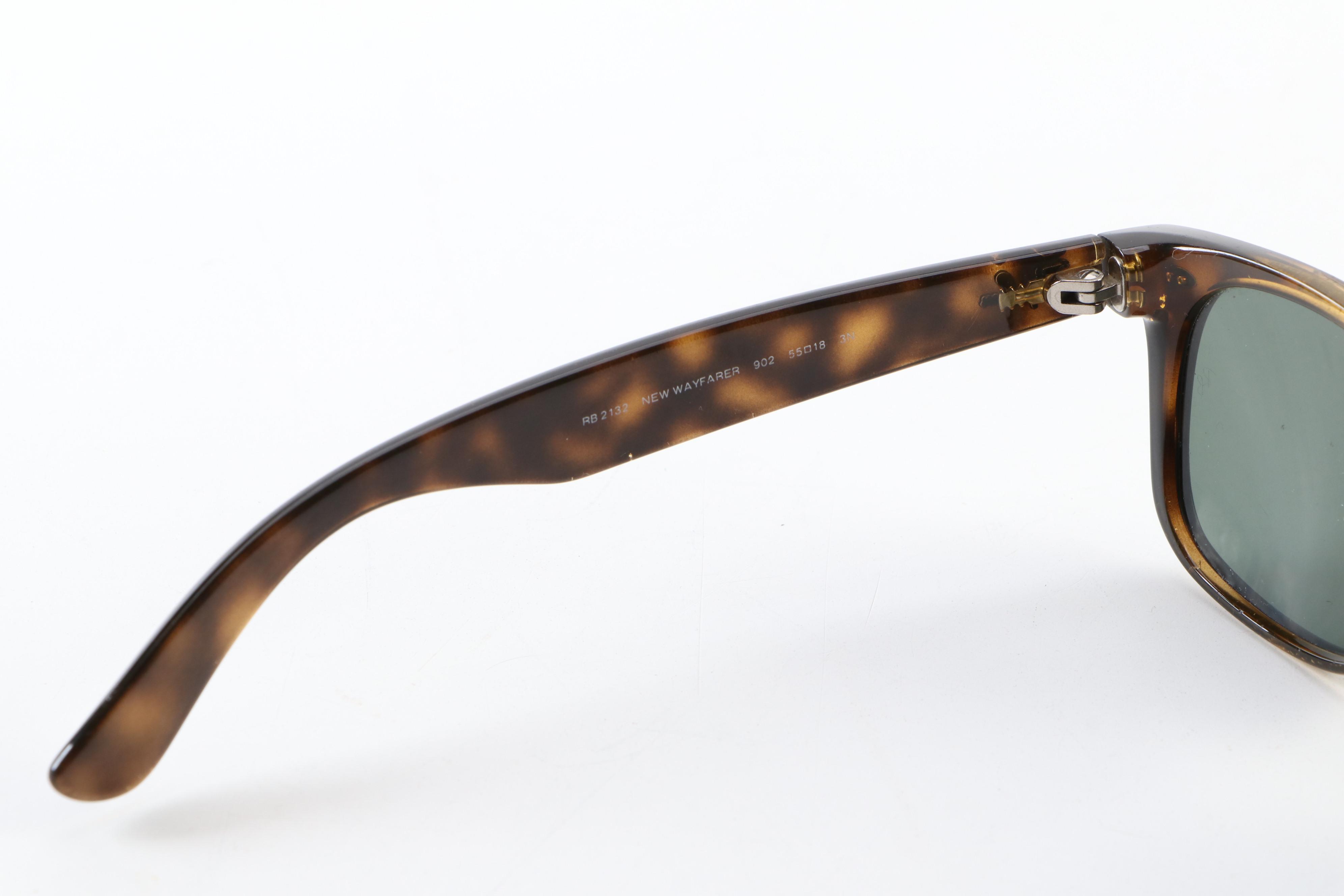 Ray-Ban RB2132 New Wayfarer Sunglasses in Tortoiseshell