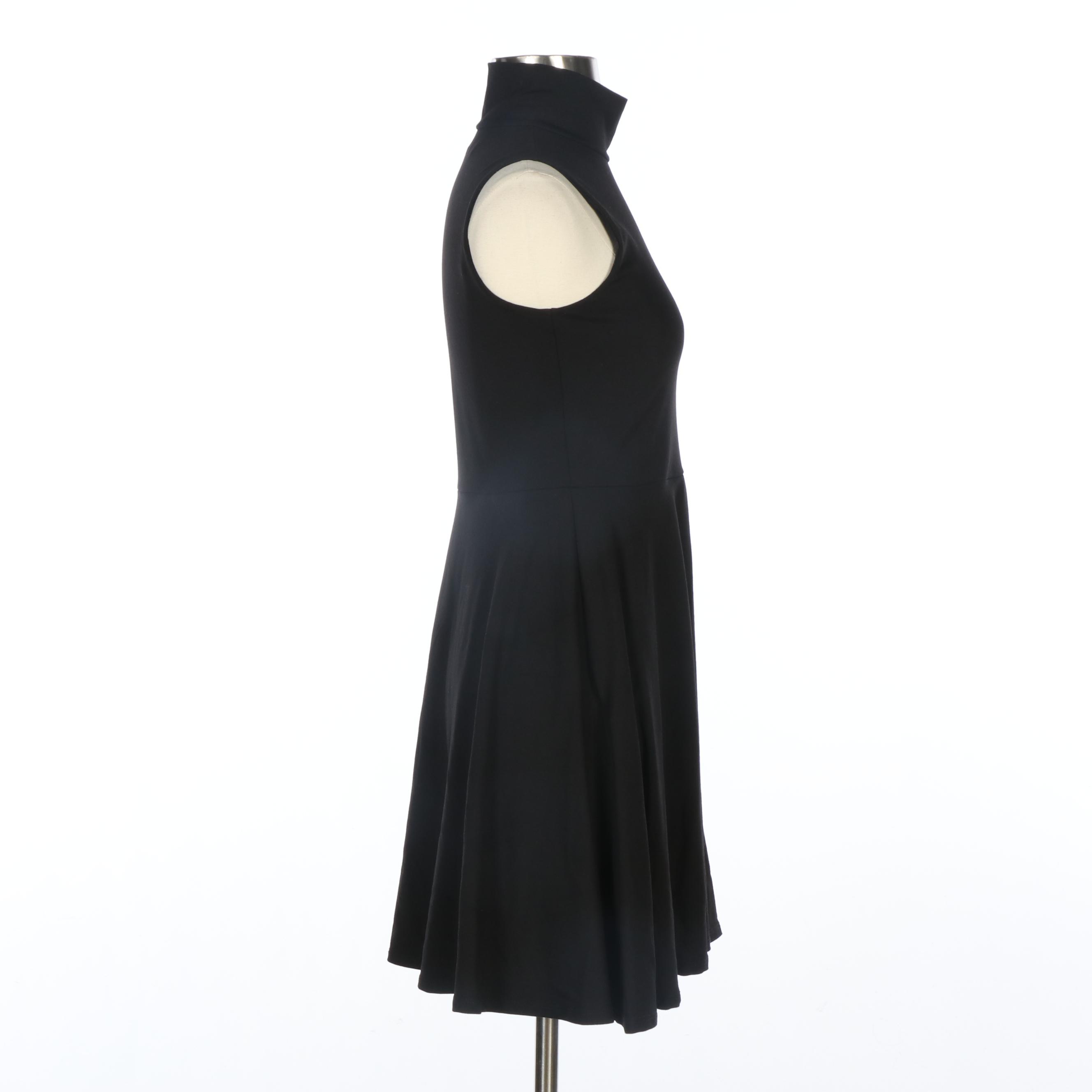 Susana Monaco and Rozae Nichols Black Stretch Knit Sleeveless Dresses