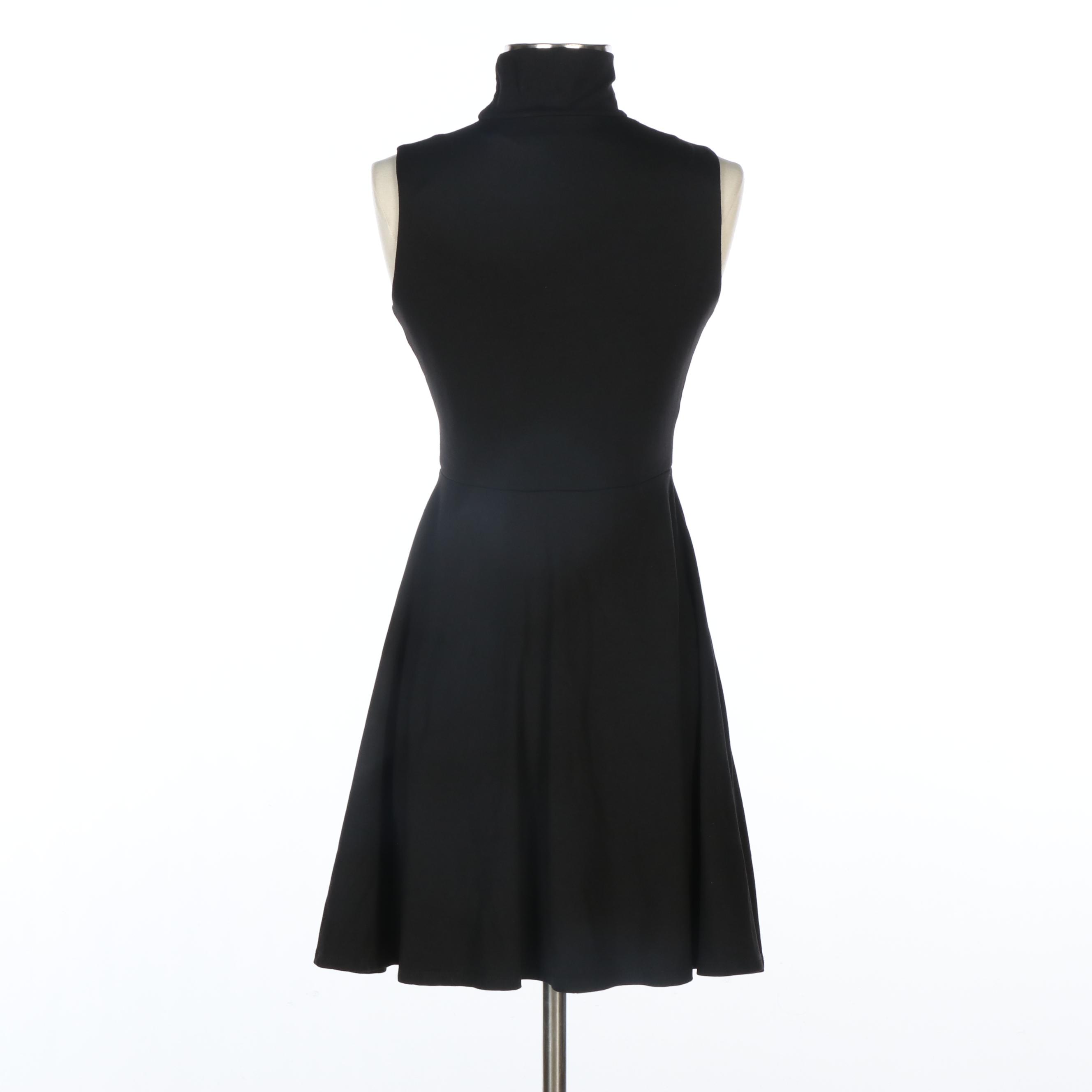 Susana Monaco and Rozae Nichols Black Stretch Knit Sleeveless Dresses