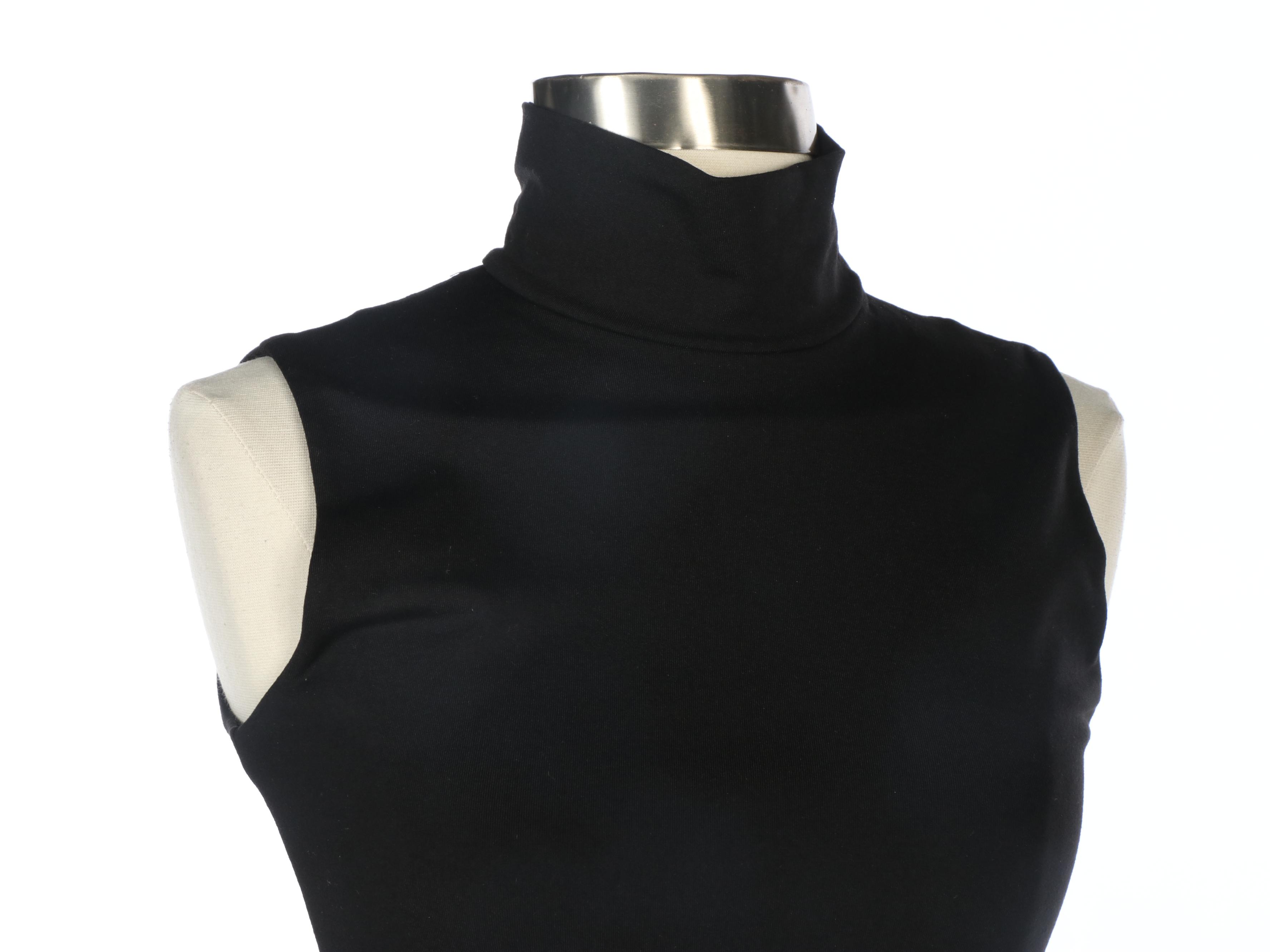 Susana Monaco and Rozae Nichols Black Stretch Knit Sleeveless Dresses