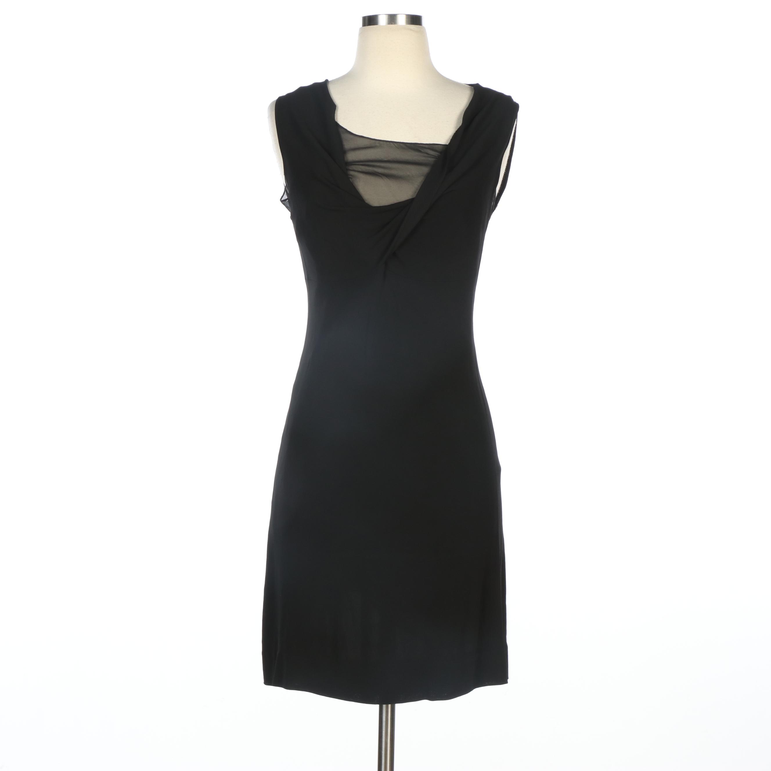 Susana Monaco and Rozae Nichols Black Stretch Knit Sleeveless Dresses