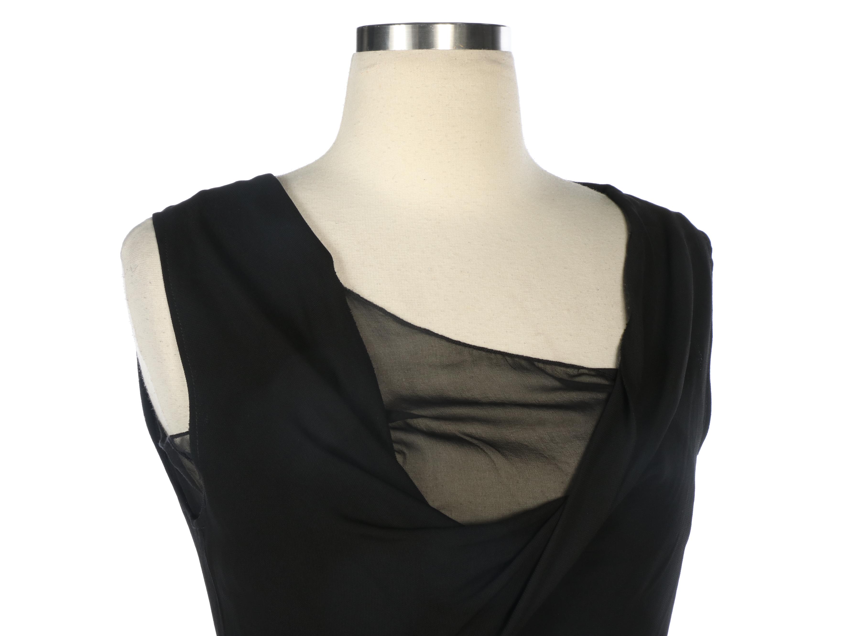 Susana Monaco and Rozae Nichols Black Stretch Knit Sleeveless Dresses