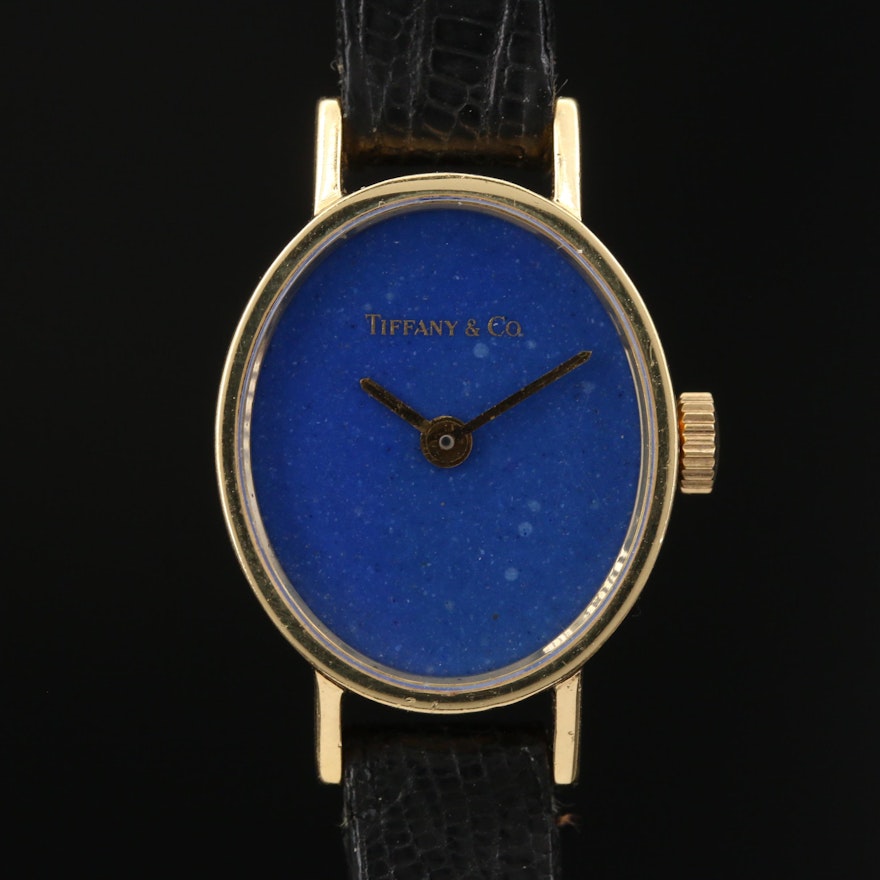 Vintage Tiffany & Co. by Chopard 18K Gold Stem Wind Wristwatch