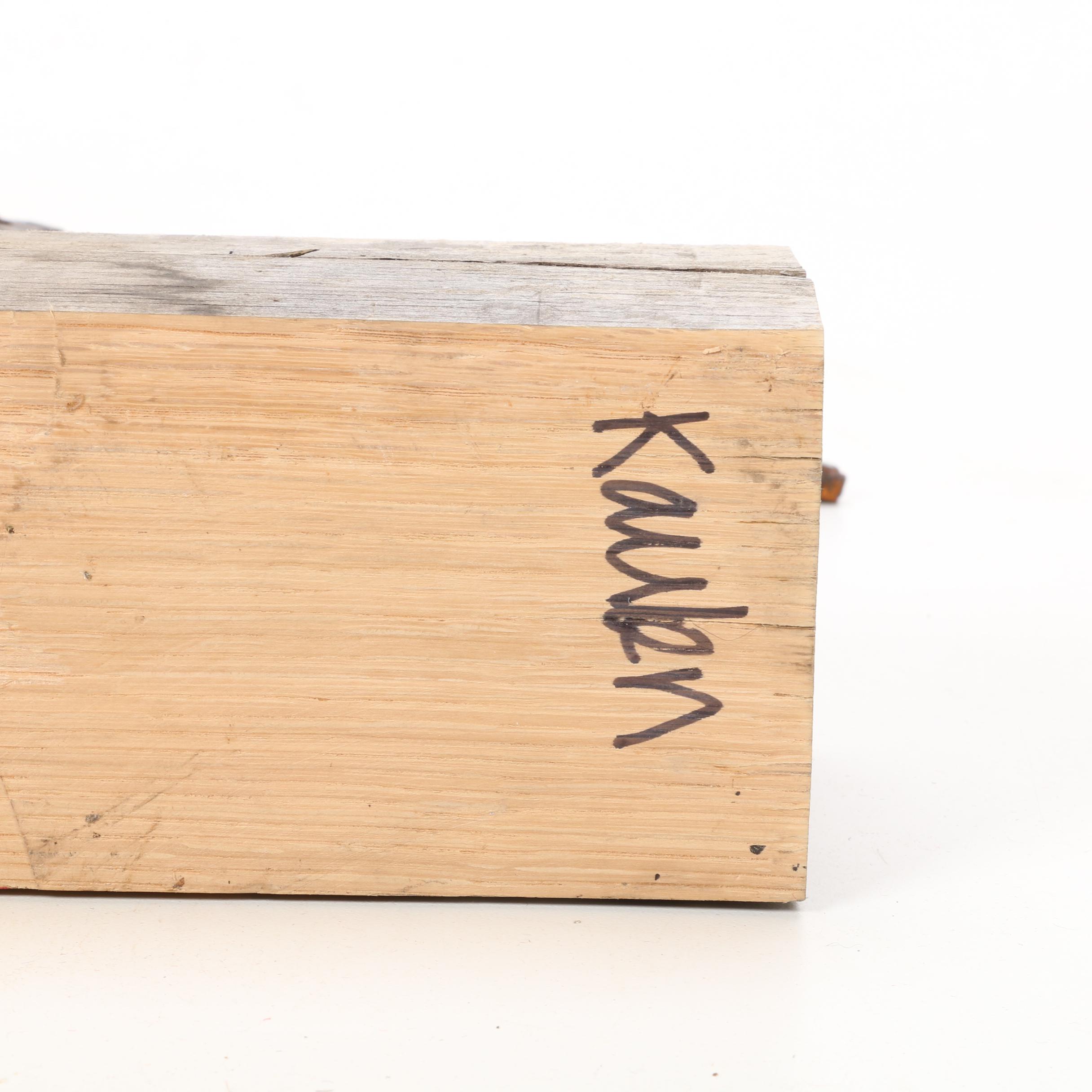 Tim Kaulen Welded Iron Heron Sculpture, 21st Century