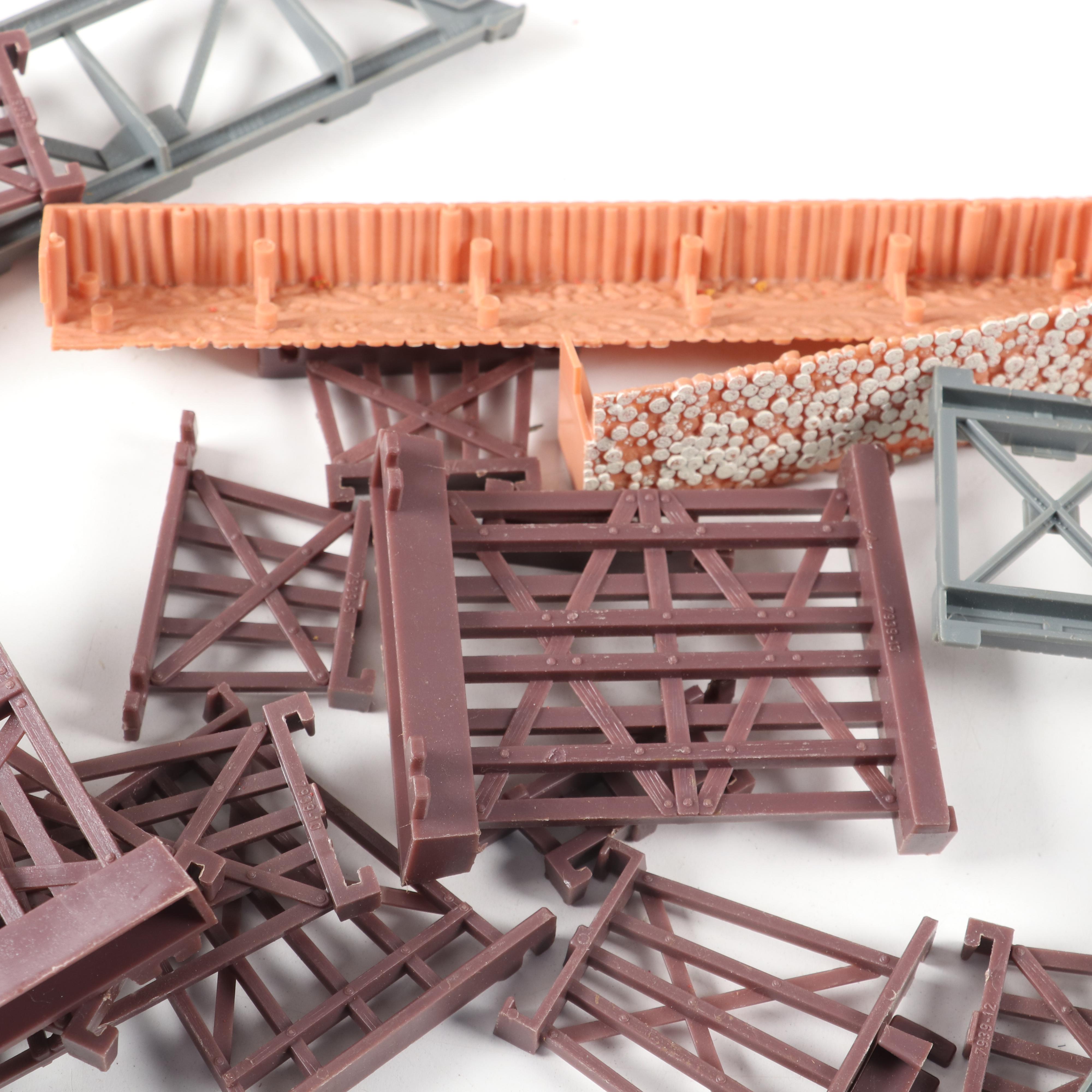 TycoKit HO Scale Buildings, Including Ma's Place and Village Blacksmith