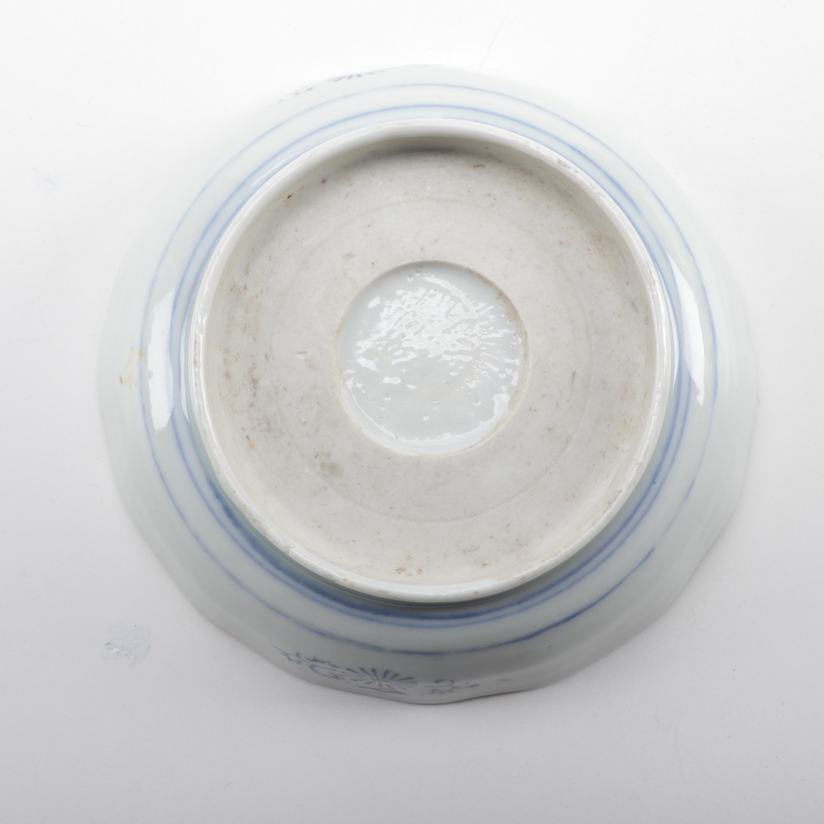 Japanese Imari  Porcelain Bowls with Wooden Stands, Antique