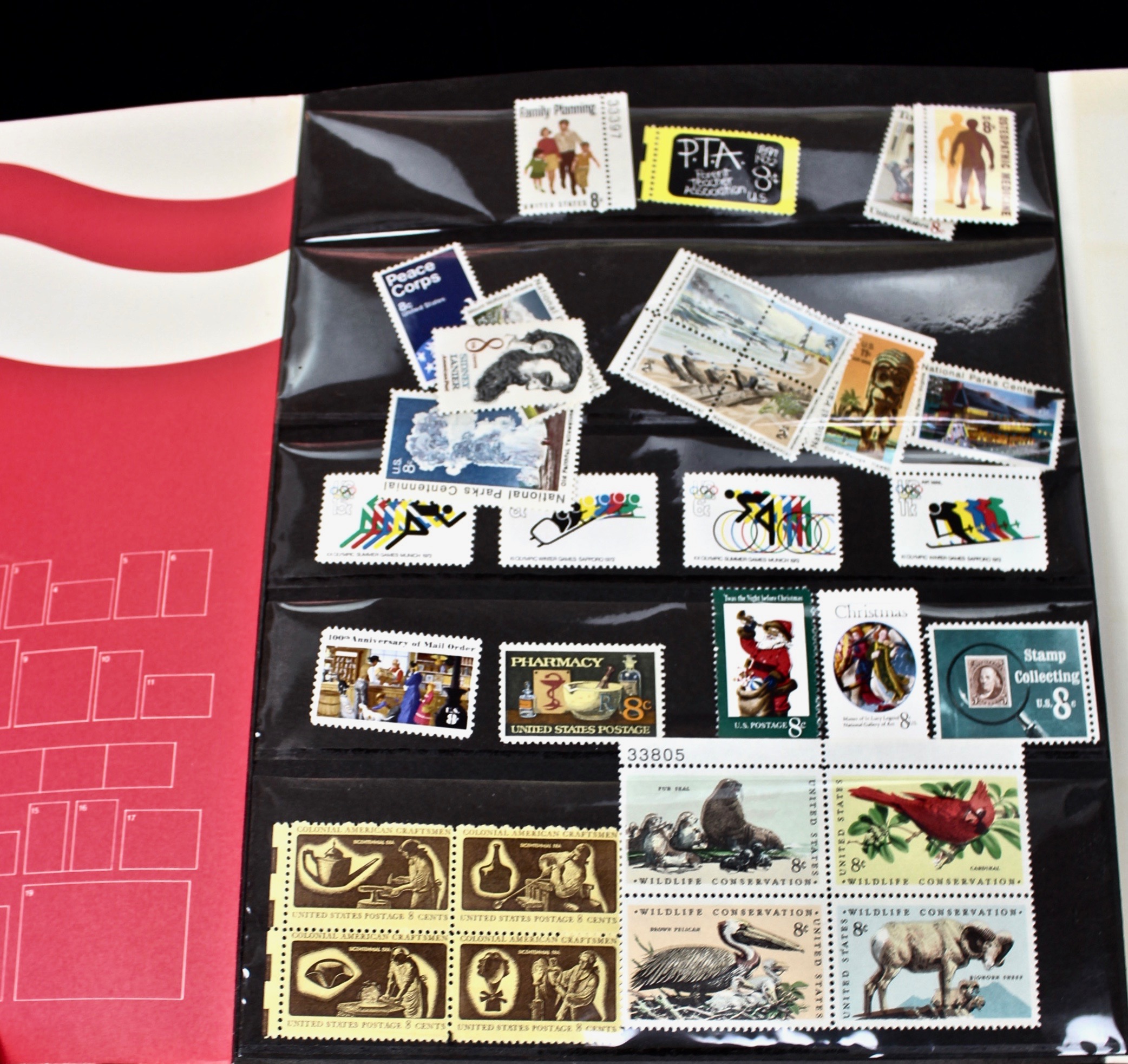 Fifteen Different U.S. Government Postage Stamp Mint Sets, 1972–1991