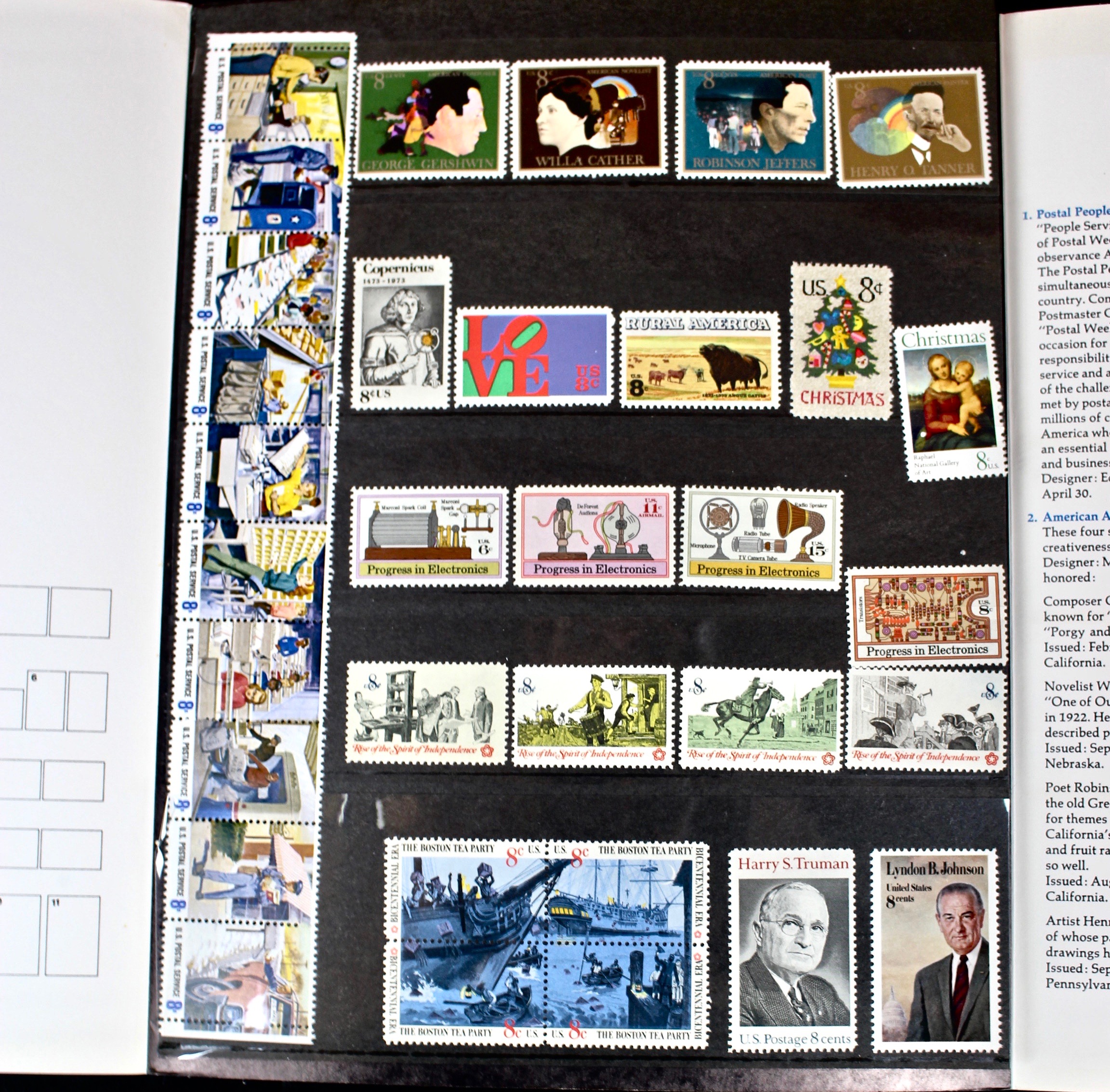 Fifteen Different U.S. Government Postage Stamp Mint Sets, 1972–1991