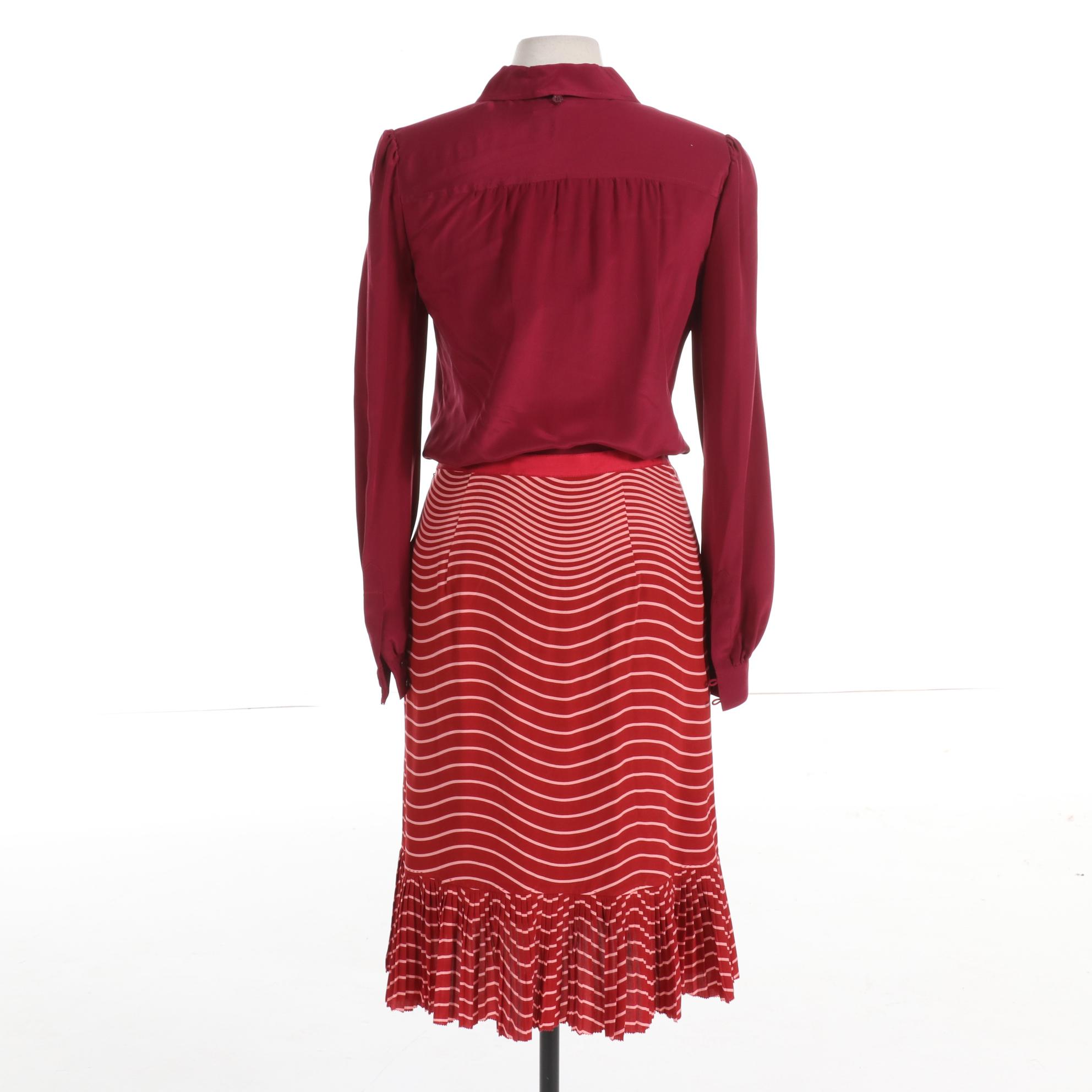 Tory Burch Angelique Blouse with Opalina Skirt