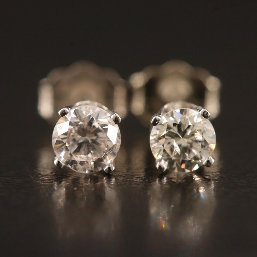 14K 0.43 CTW Diamond Stud Earrings