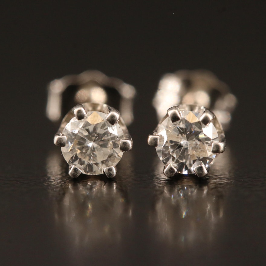 14K 0.38 CTW Diamond Stud Earrings