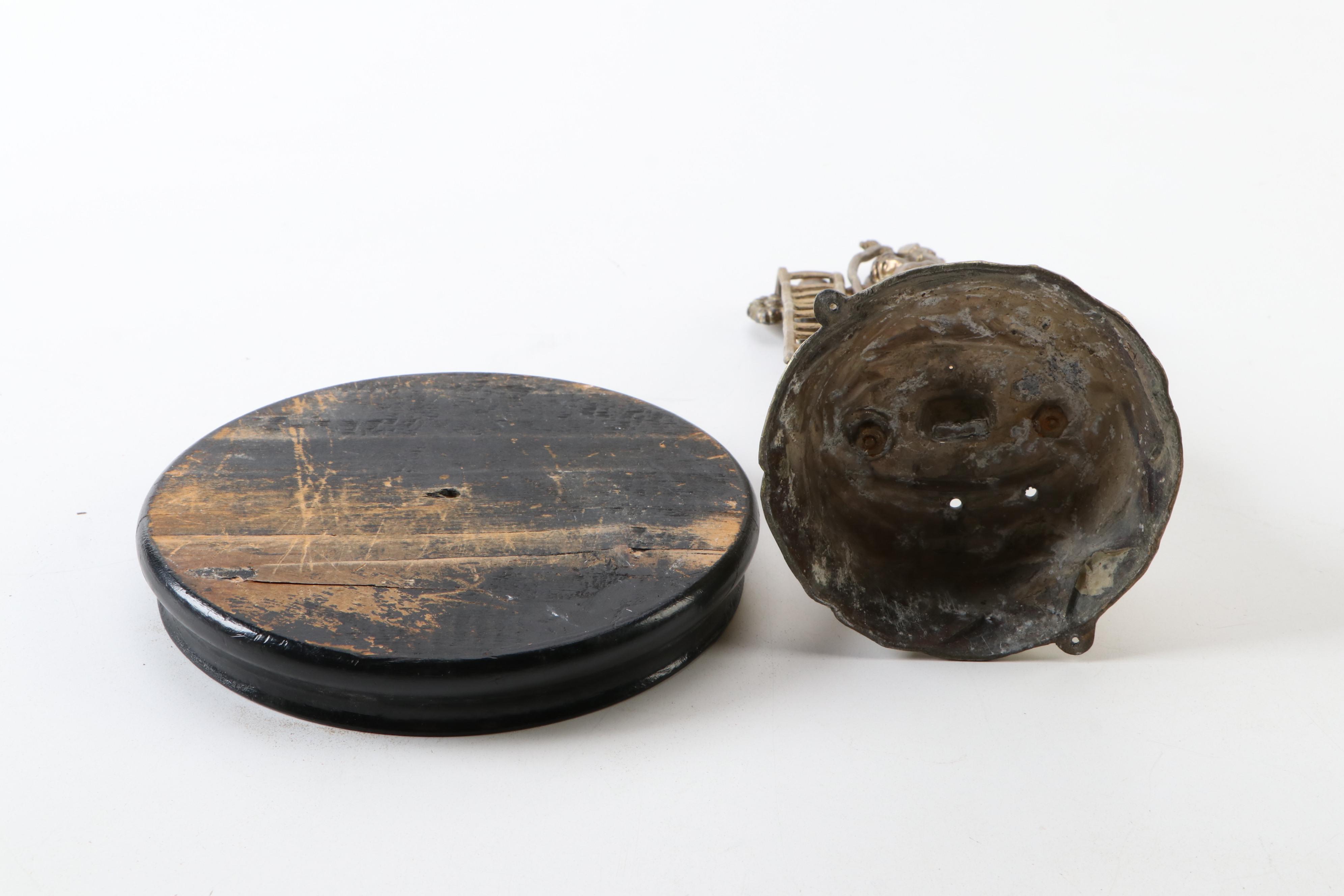 Arma Christi Instruments of Passion Crucifix with Base and Cloche