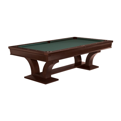 Brunswick Treviso 8 Foot Pool Table with Accessories, Late 20th Century