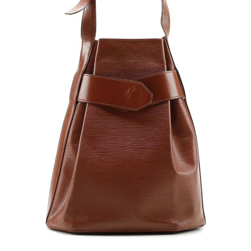 Louis Vuitton Epi Leather Sac D'Epaule Bag in Kenyan Fawn