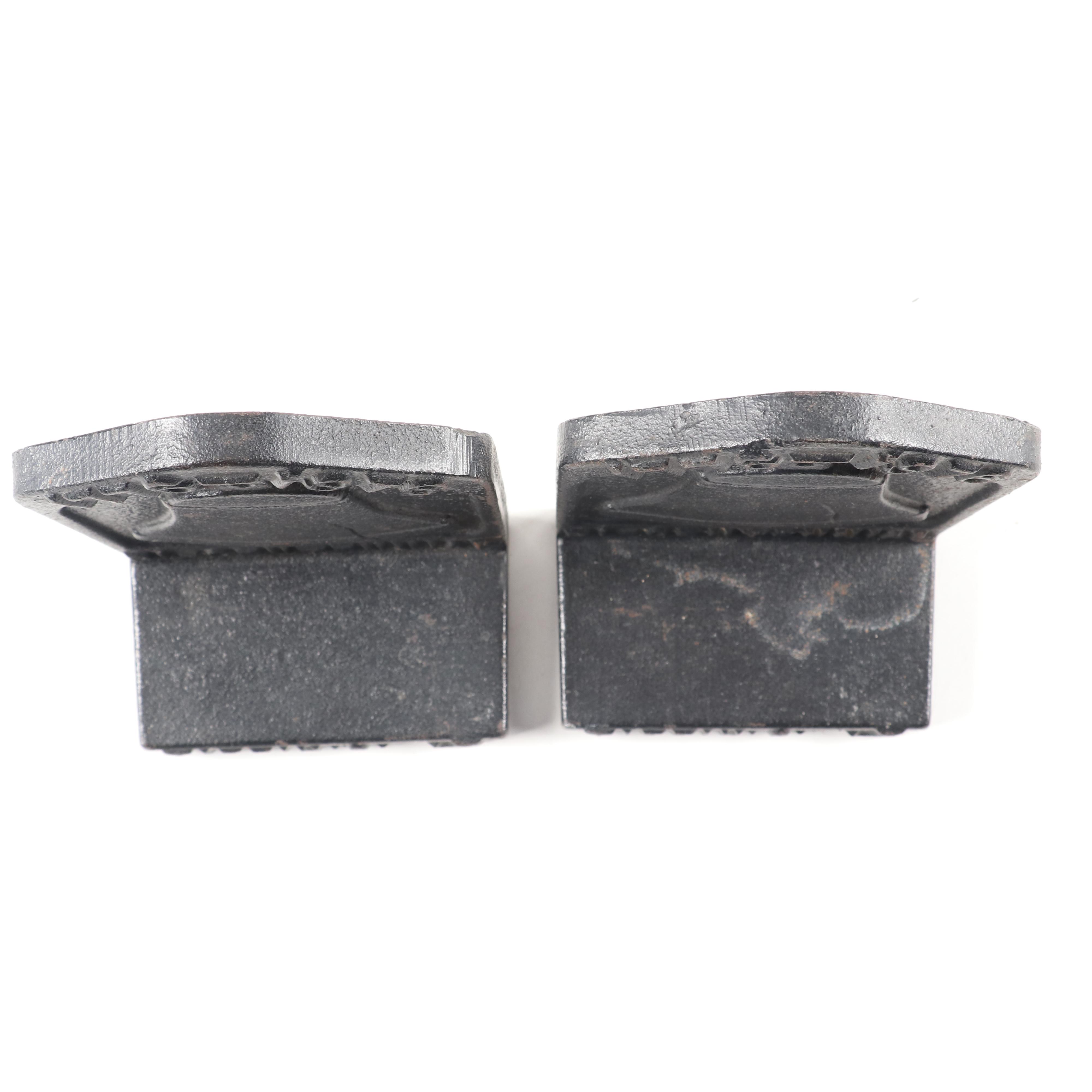 Tiffin, Ohio Bicentennial Cast Iron Liberty Bell Bookends, 1976