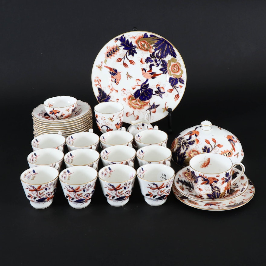 English Booths "Fresian" and Coalport "Hong Kong" Tableware, 20th Century