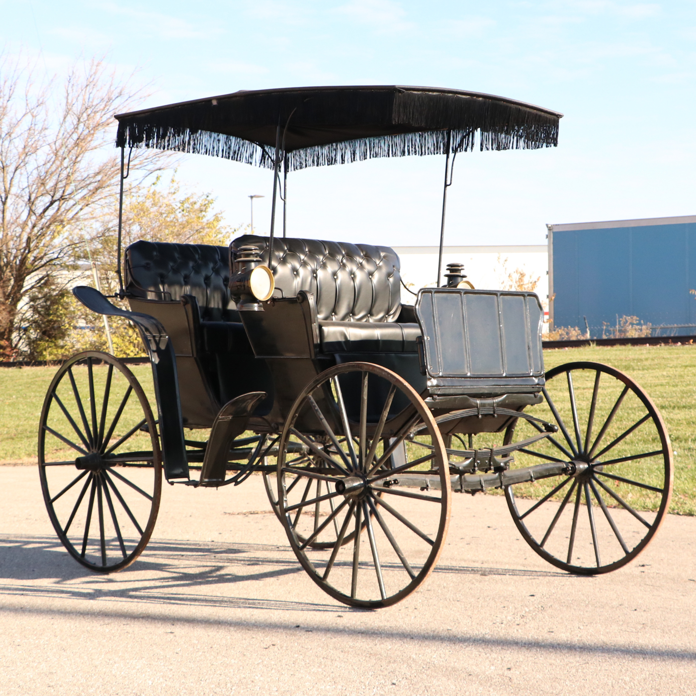 Antique Four Person Covered Buggy
