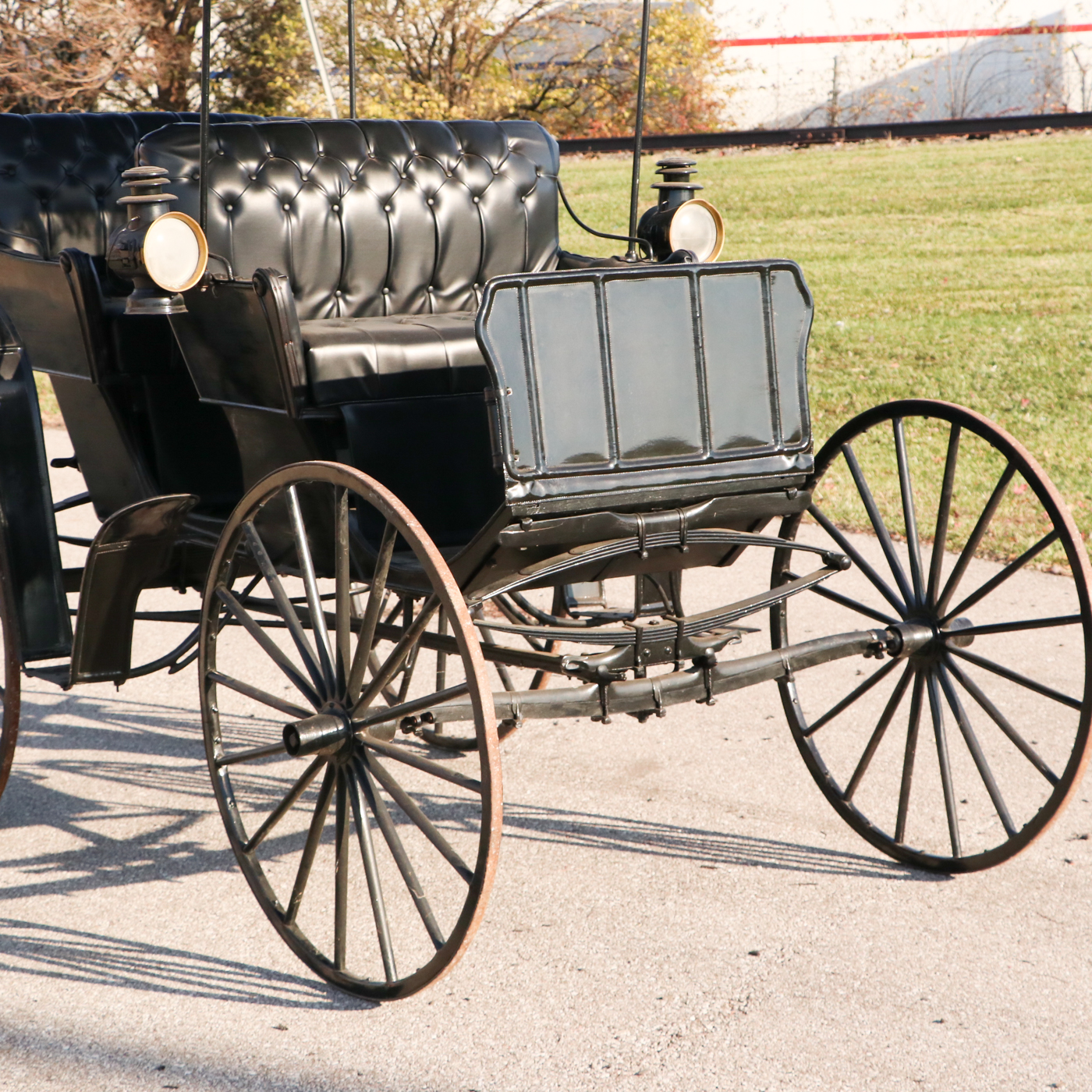 Antique Four Person Covered Buggy