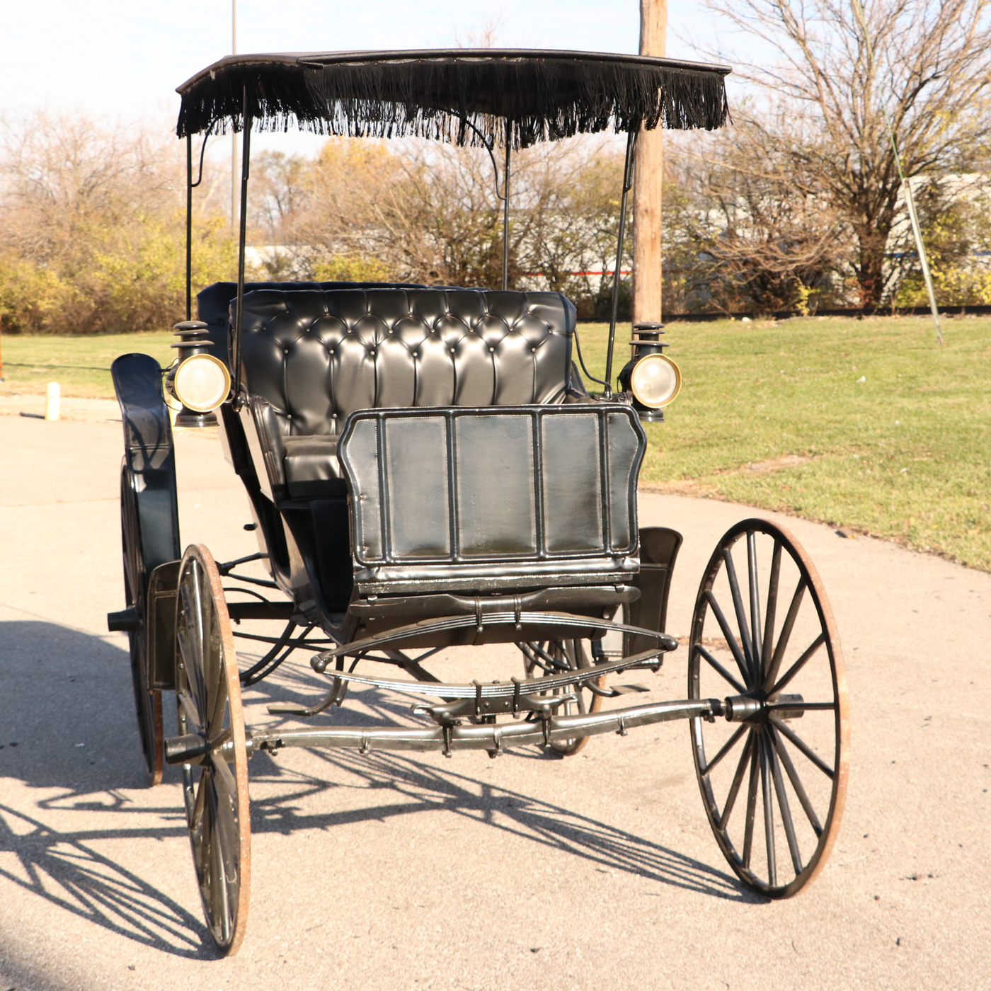 Antique Four Person Covered Buggy