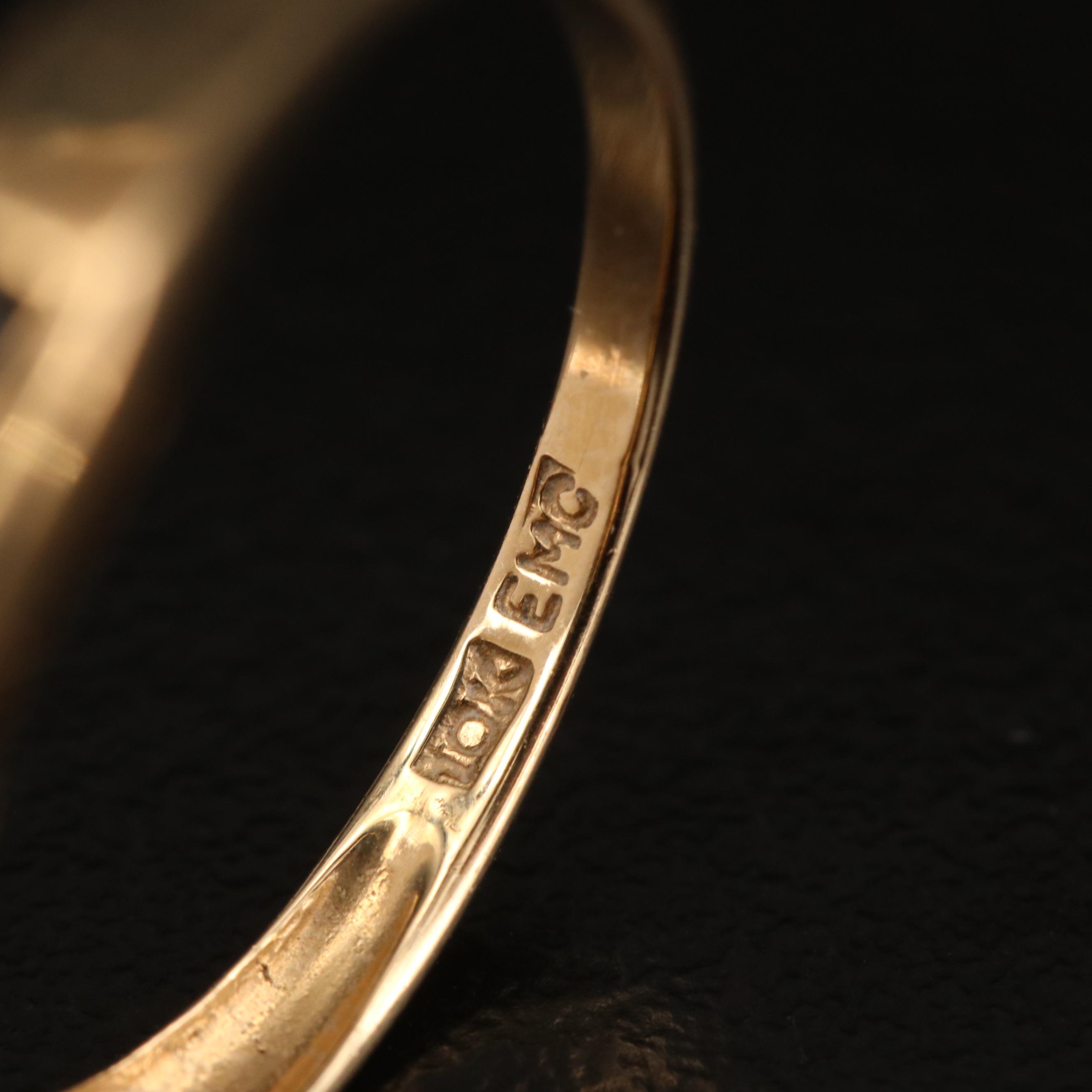 10K Aquamarine Ring with Channel Set Sapphire Shoulders