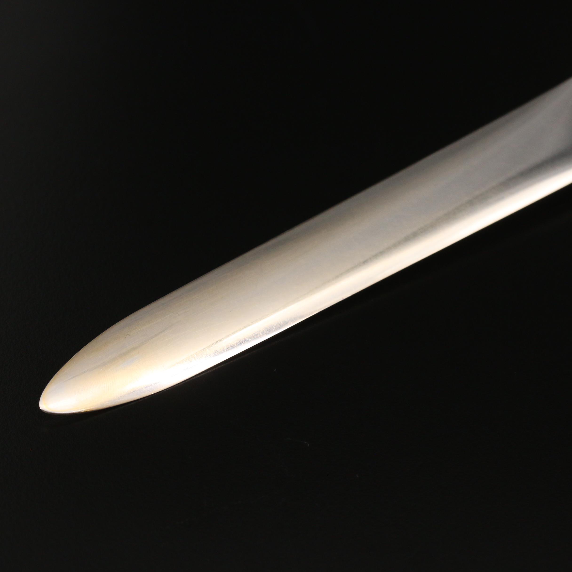 Cartier Limited Edition Stainless Steel Letter Opener Clock