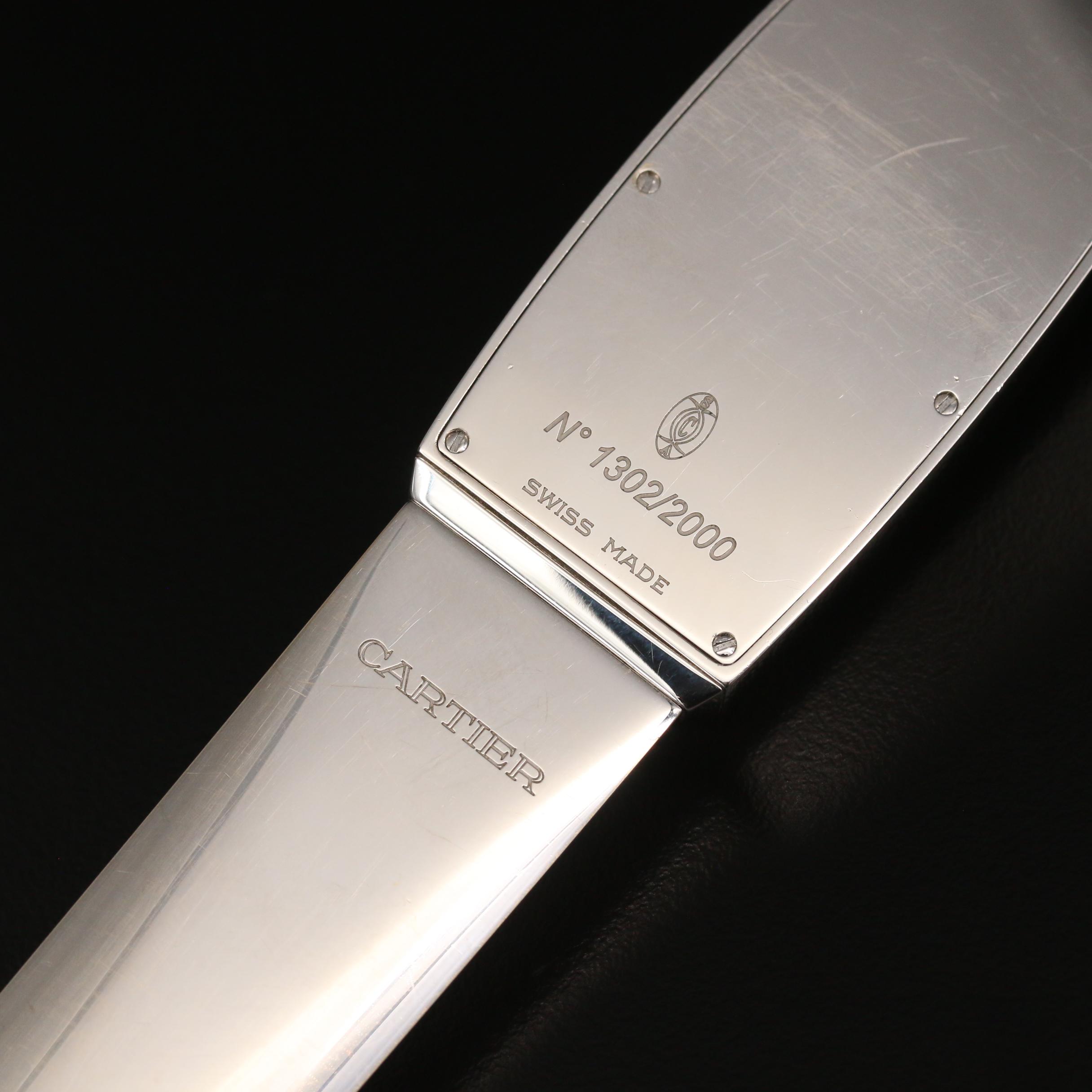 Cartier Limited Edition Stainless Steel Letter Opener Clock