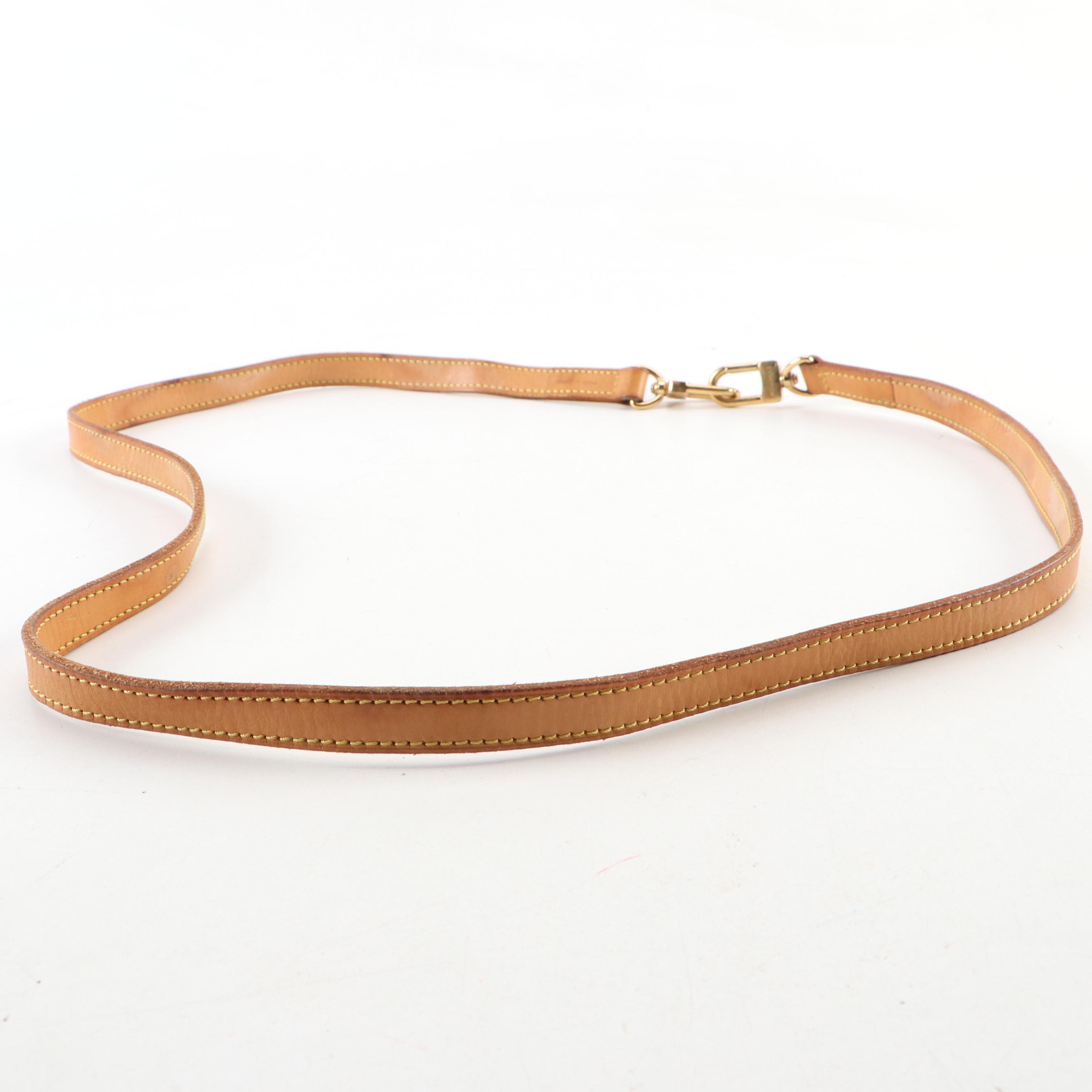 Louis Vuitton Detachable Shoulder Straps in Monogram Canvas and Vachetta Leather