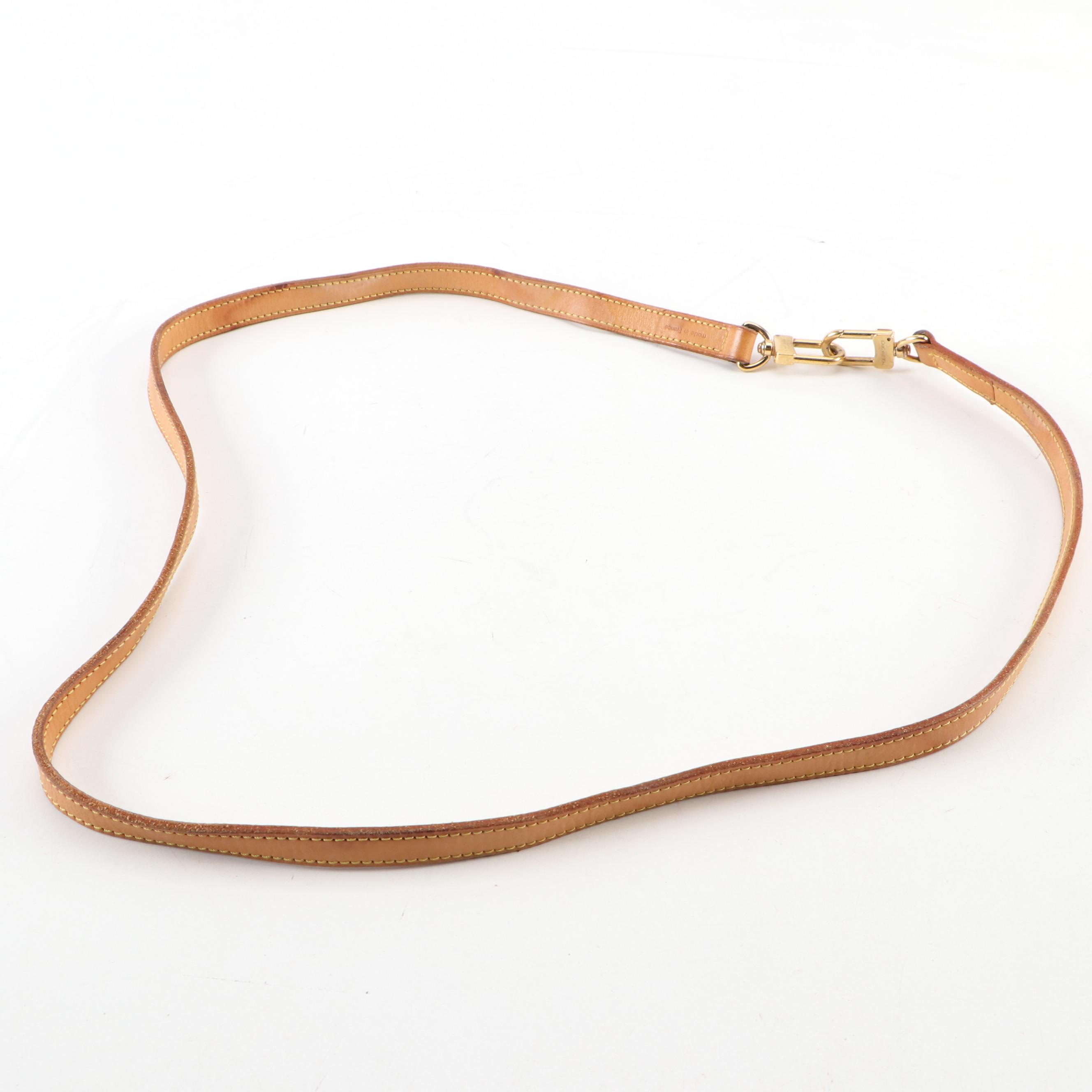 Louis Vuitton Detachable Shoulder Straps in Monogram Canvas and Vachetta Leather