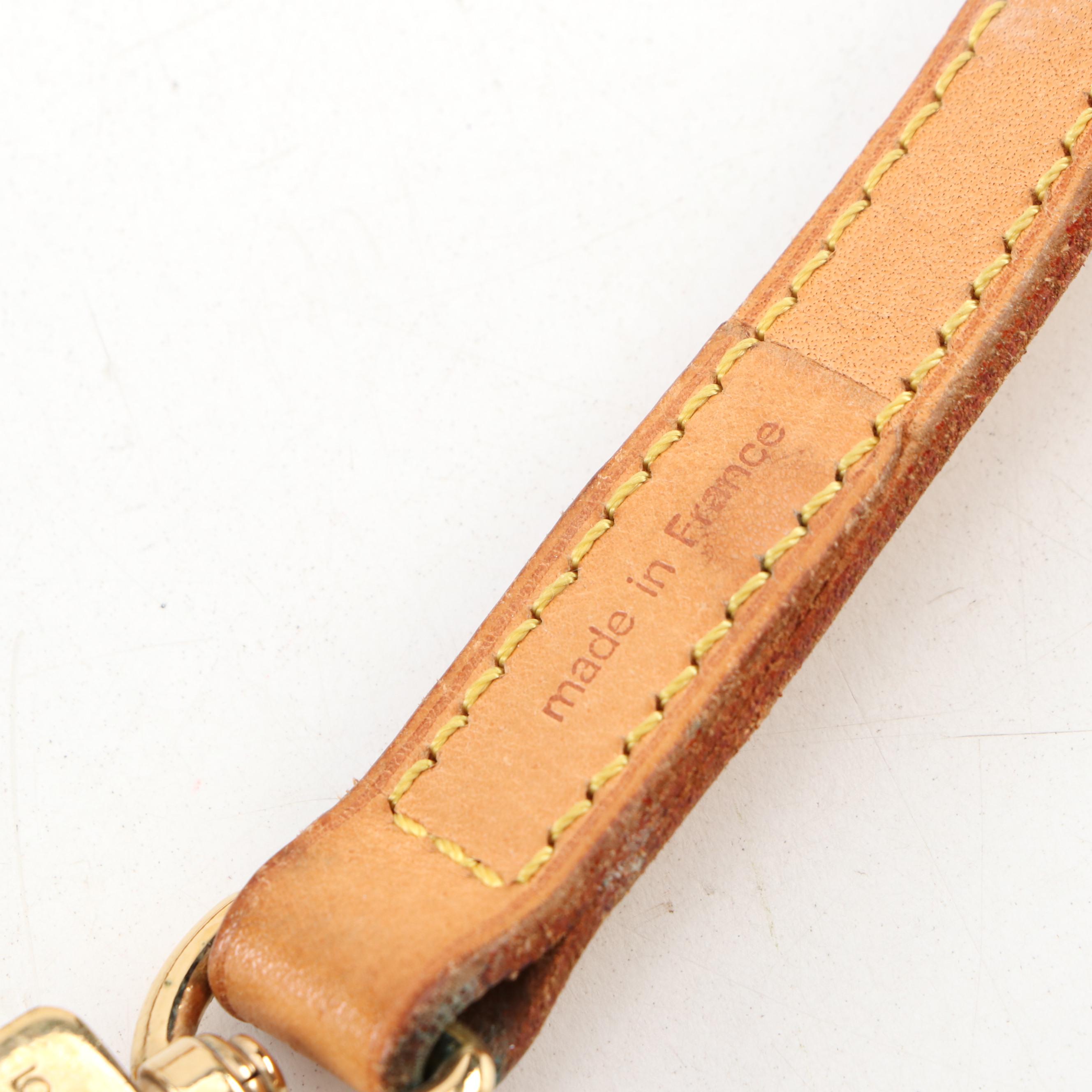 Louis Vuitton Detachable Shoulder Straps in Monogram Canvas and Vachetta Leather