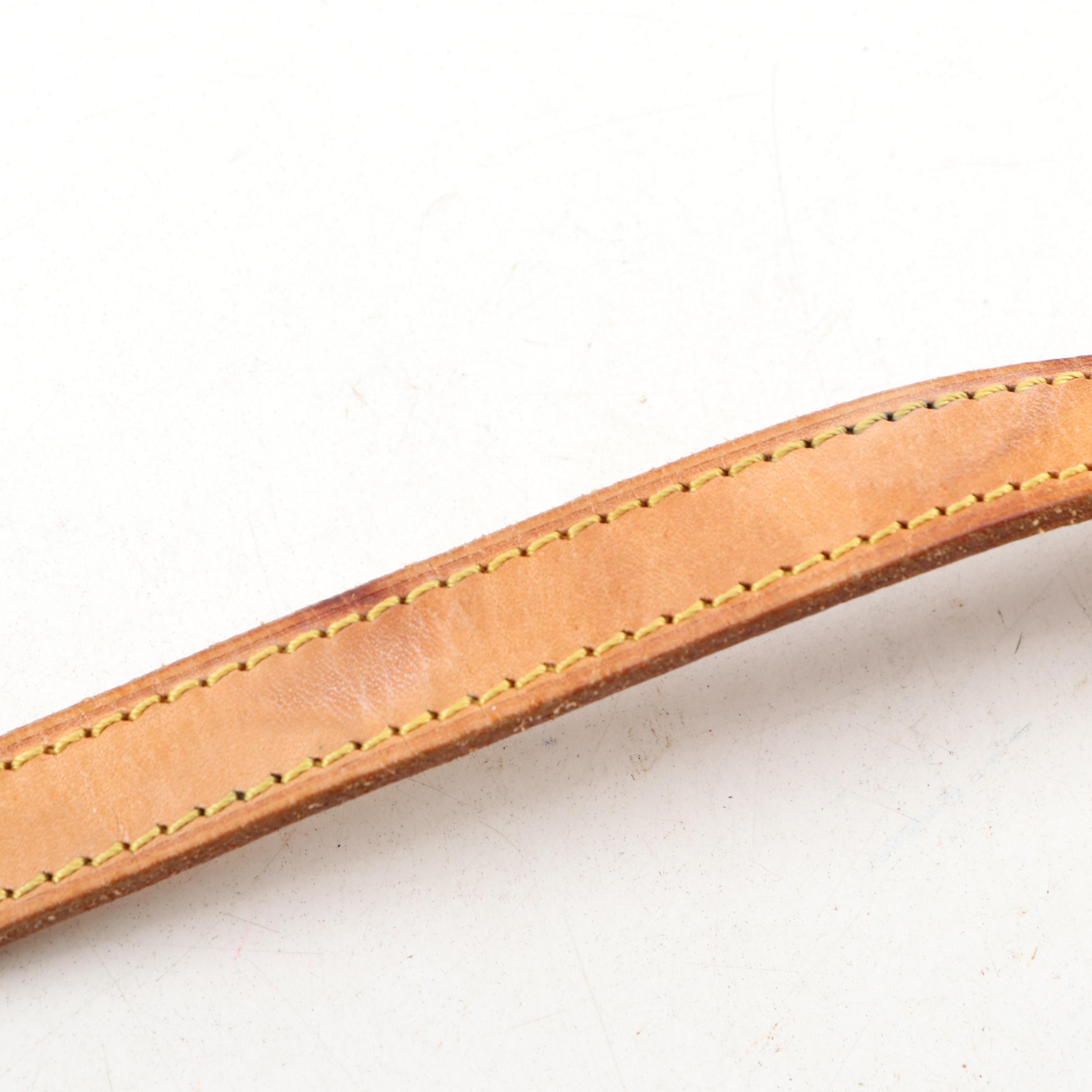 Louis Vuitton Detachable Shoulder Straps in Monogram Canvas and Vachetta Leather