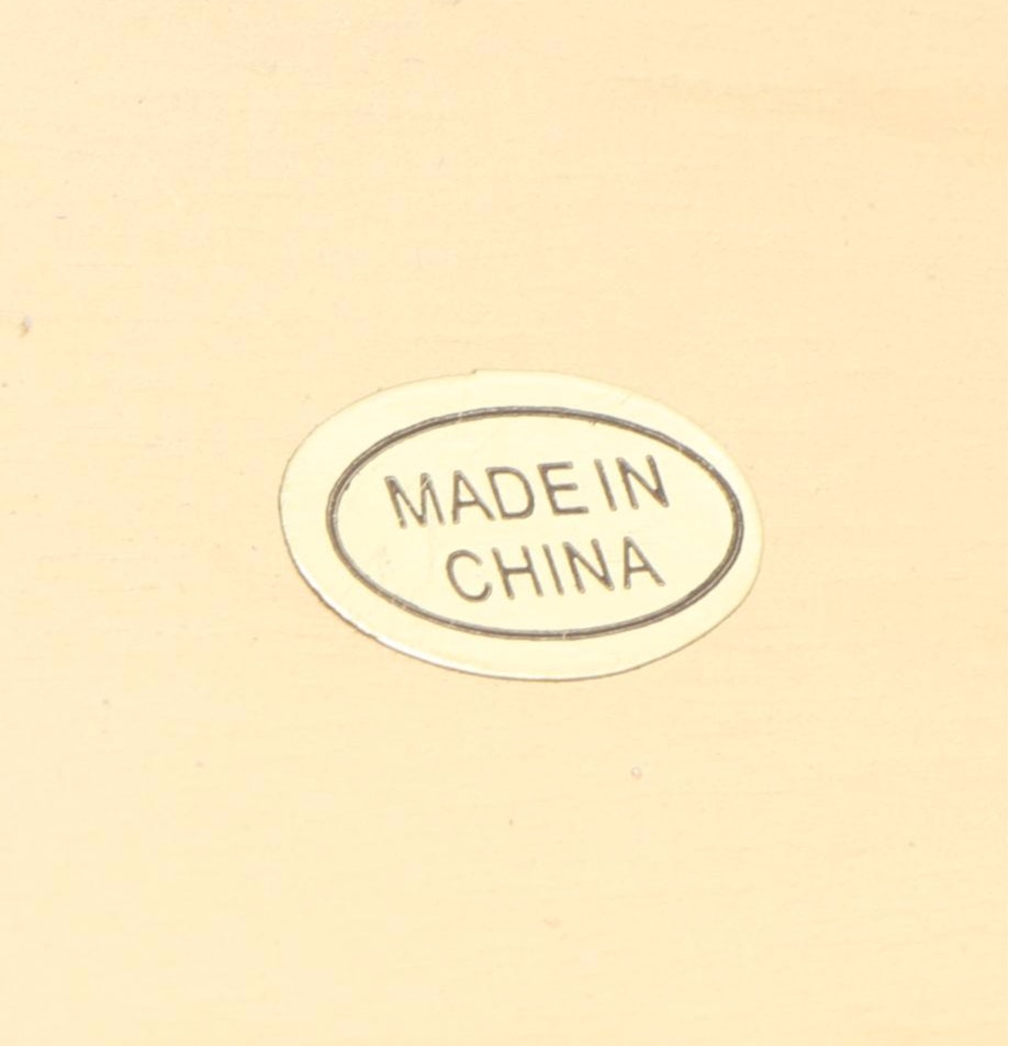 Modern Brass and Glass Side Table